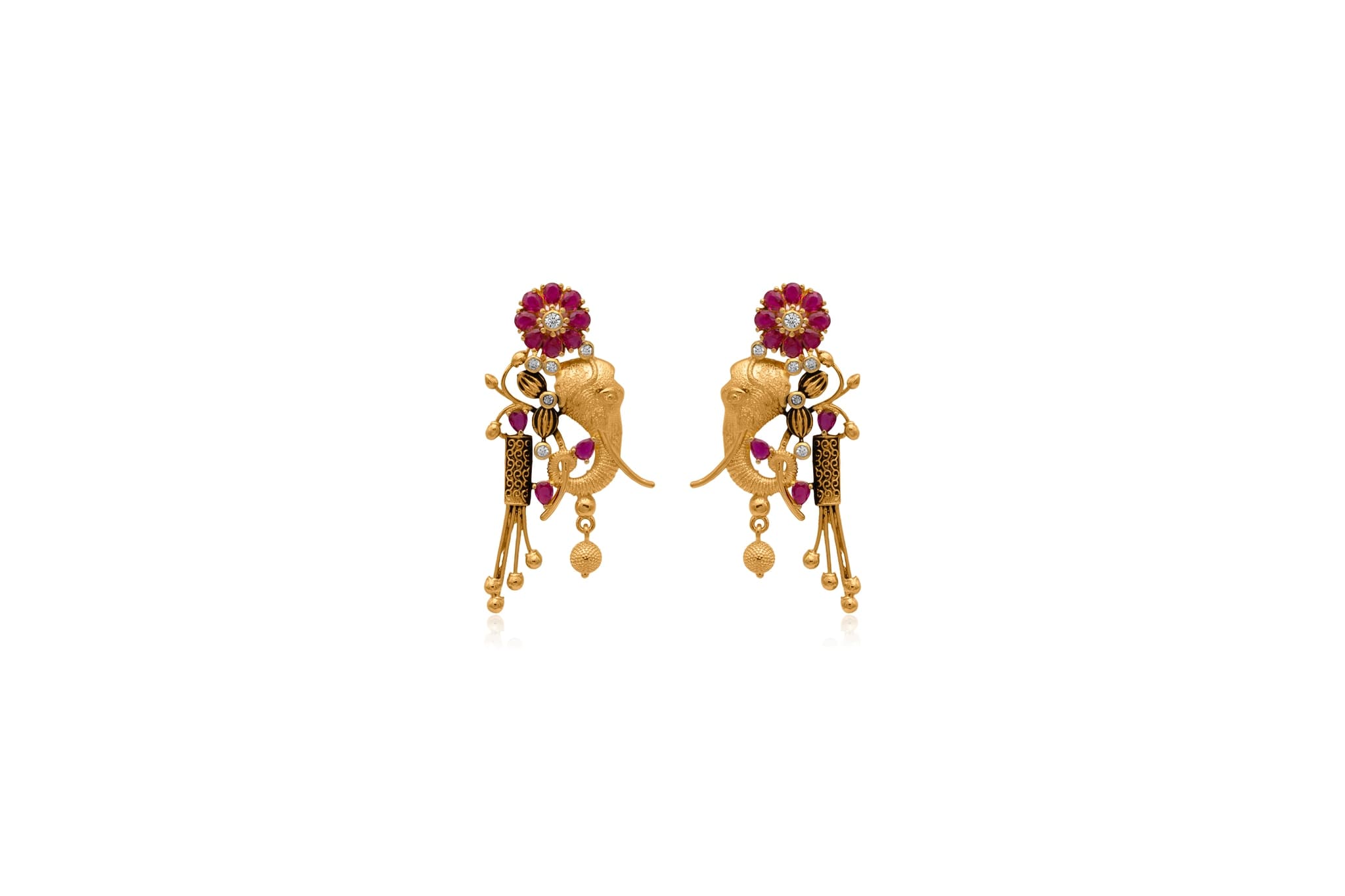 GANAPATI VANDANA GOLD NECKLACE SET