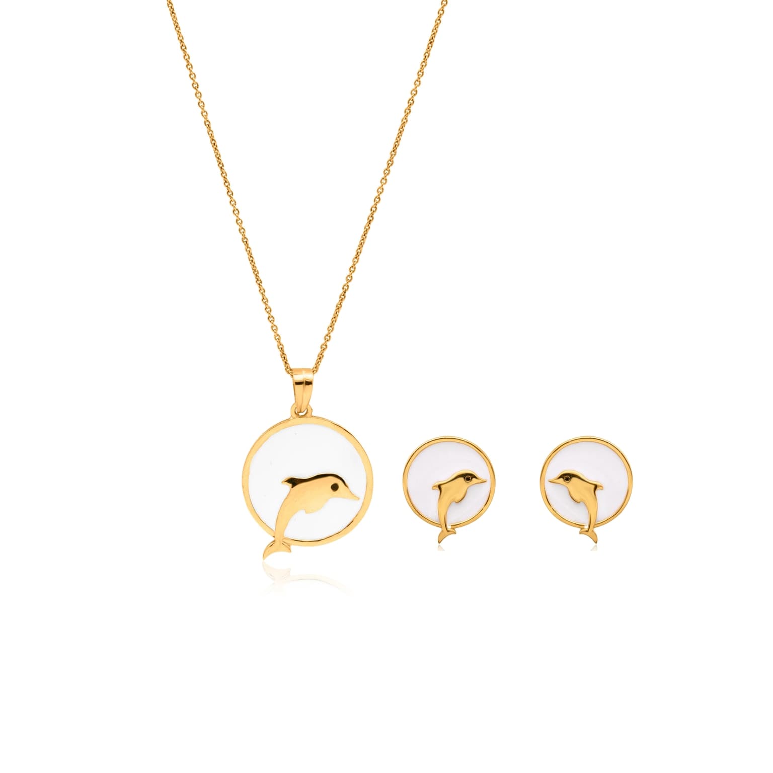 DOLPHIN GLIDE PENDANT SET