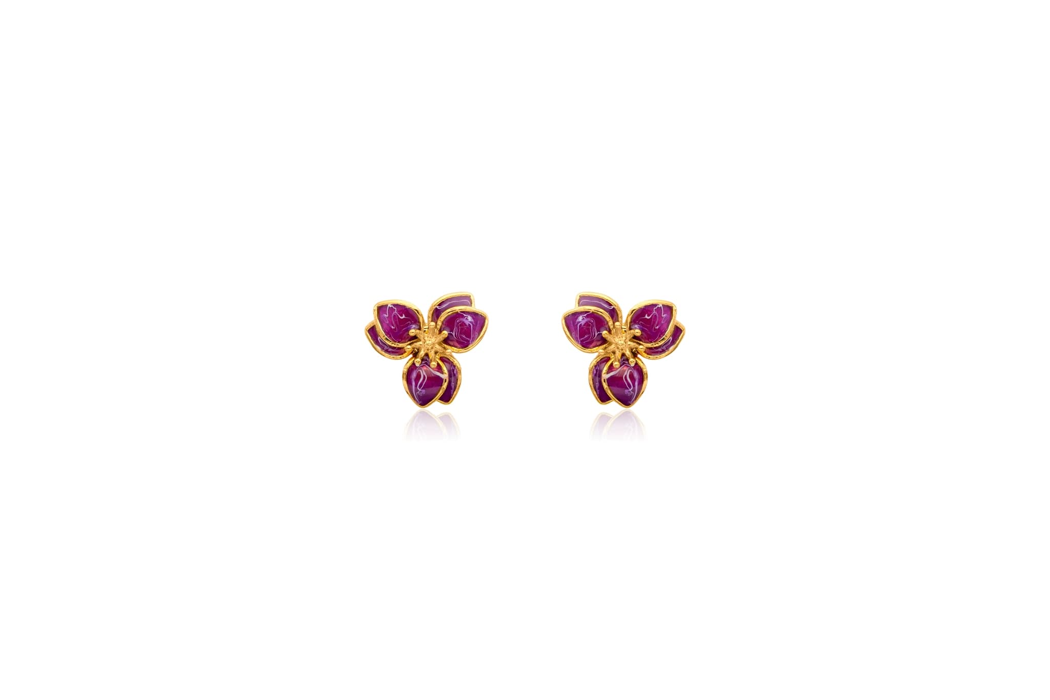 ENCHANTED MEENAKARI SILVER EARRINGS