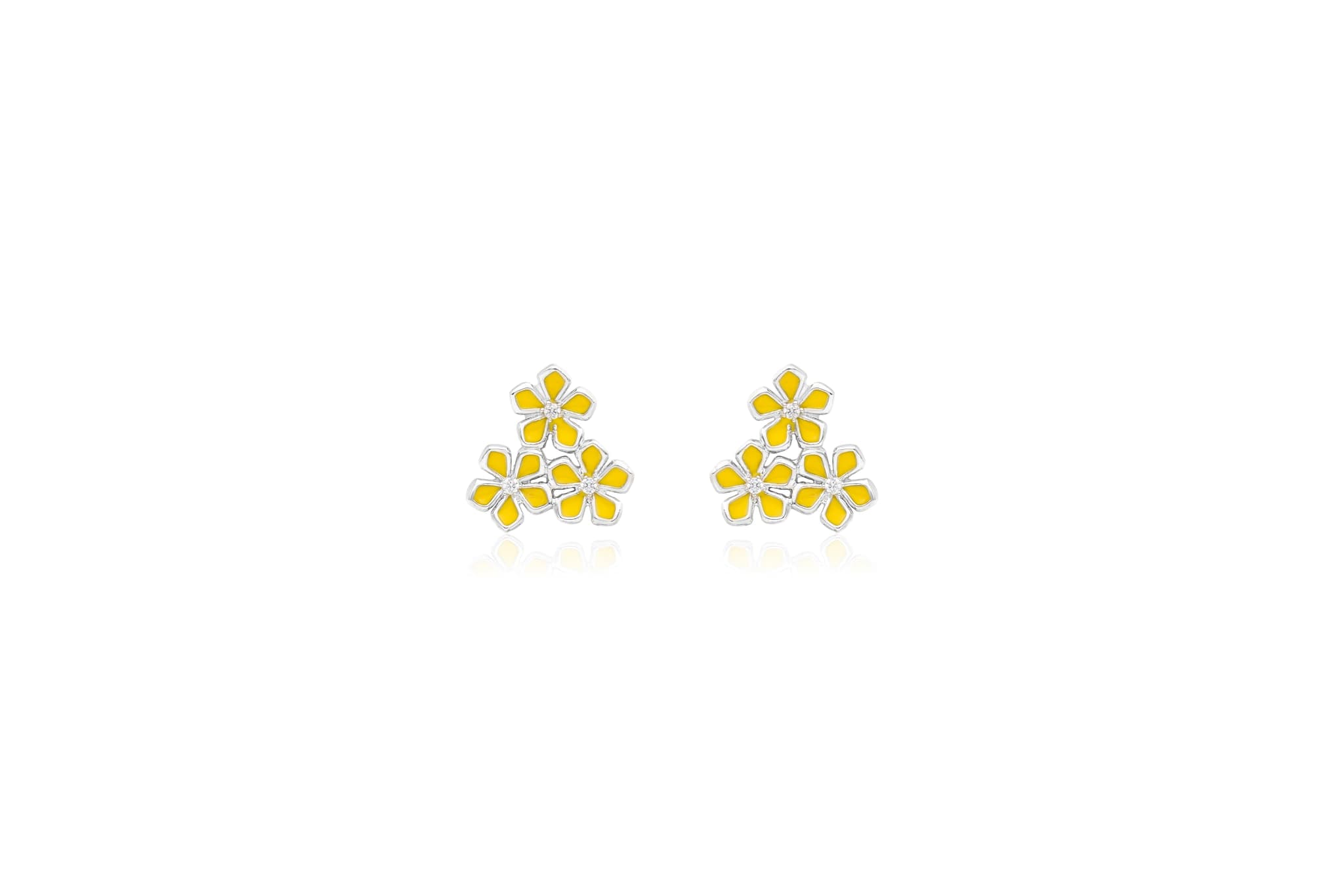 SPRING BLOOM SILVER EARRINGS
