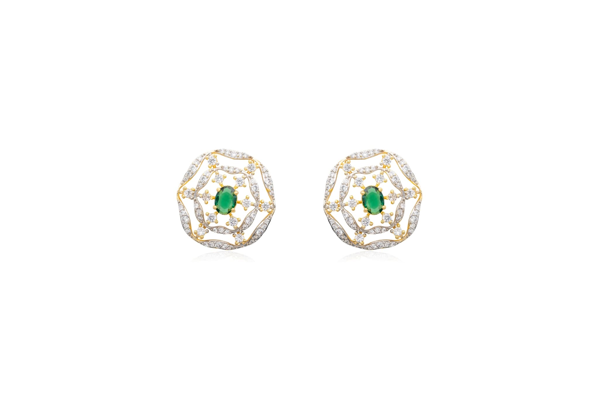 PARTY SPARKLE SILVER EARRINGS