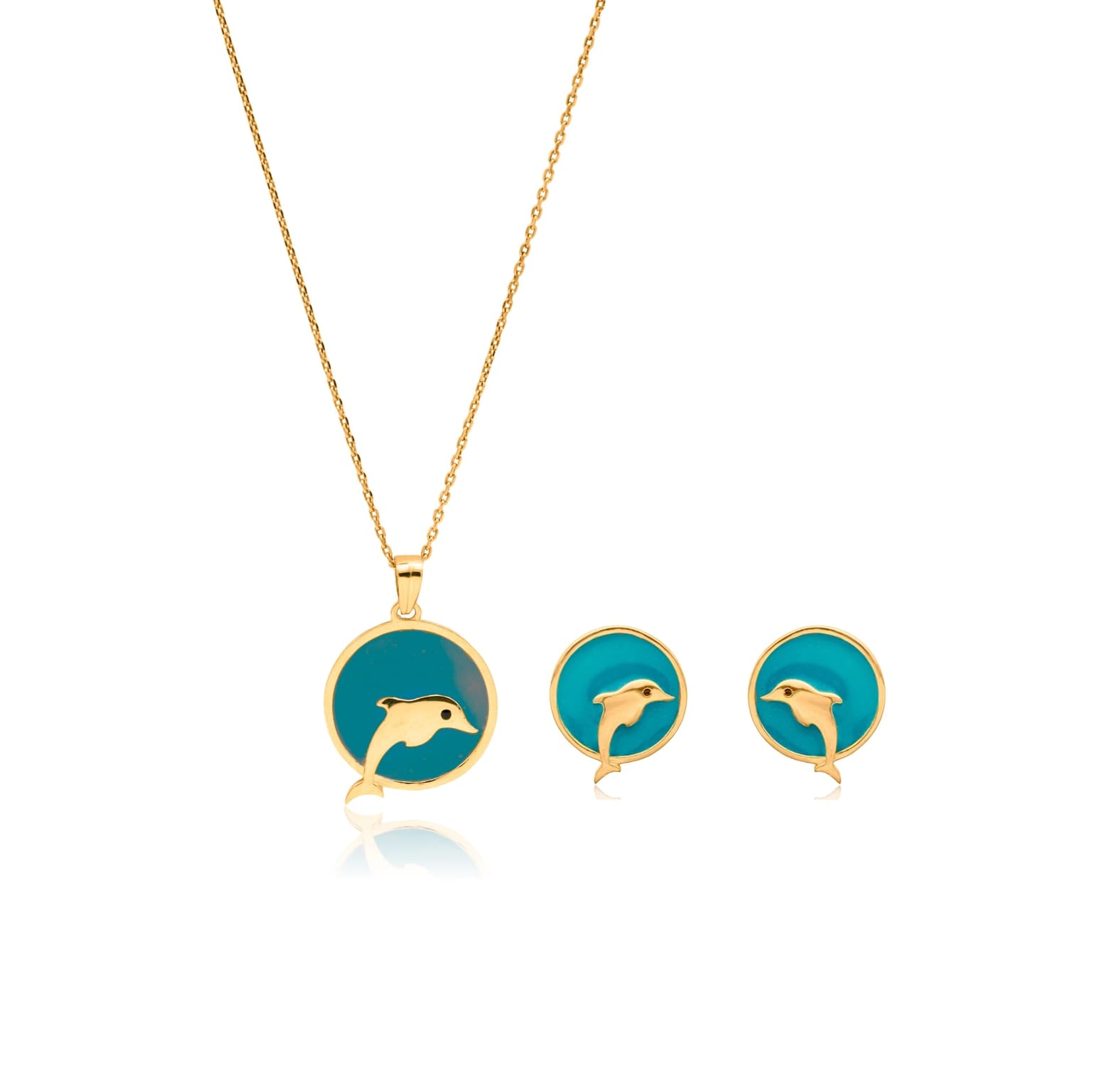 DOLPHIN GLIDE PENDANT SET