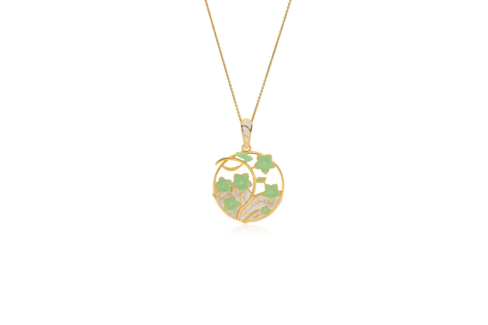 ENCHANTED GARDEN SILVER PENDANT