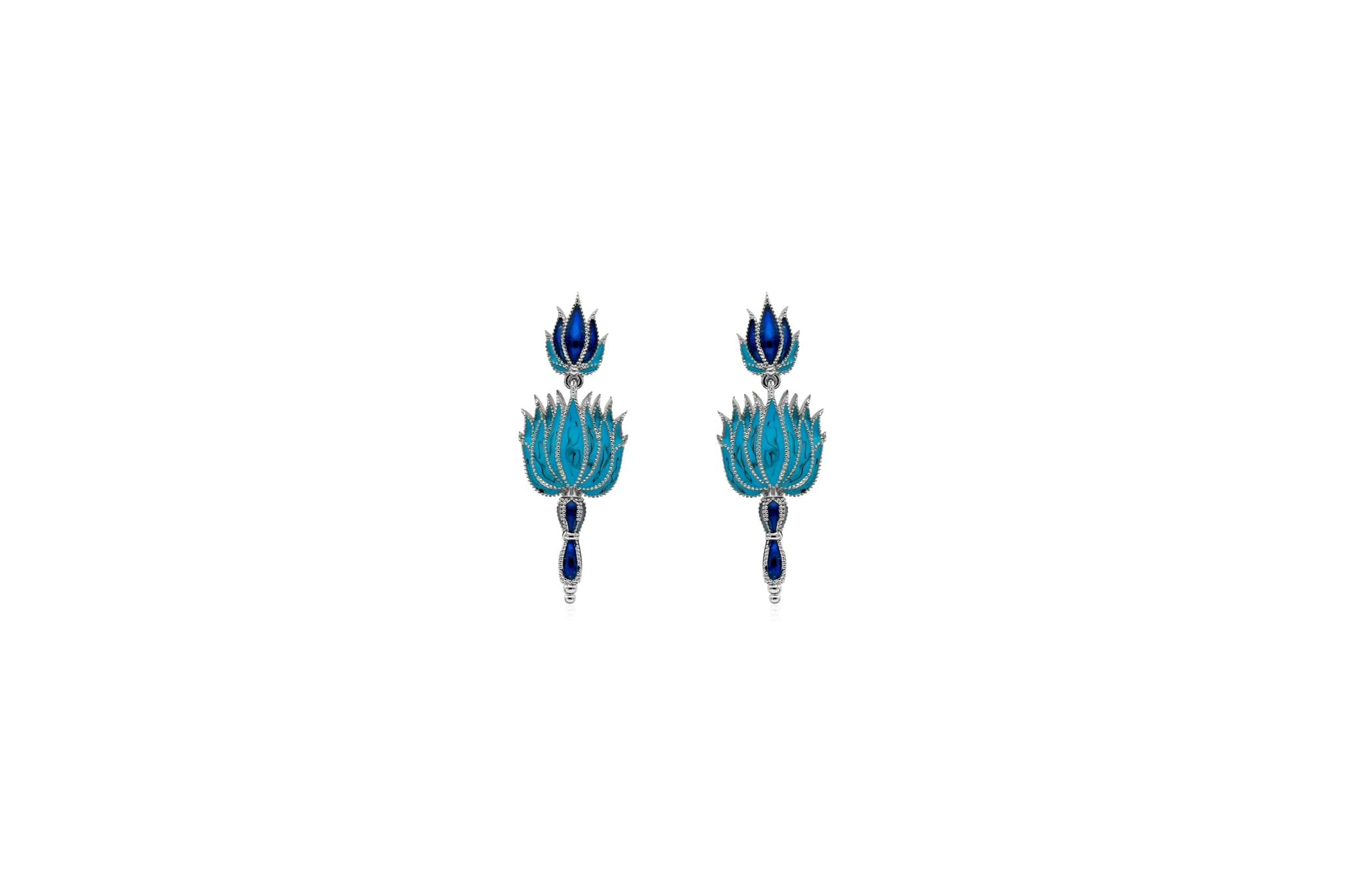 LOTUS FLOWER PENDANT SET