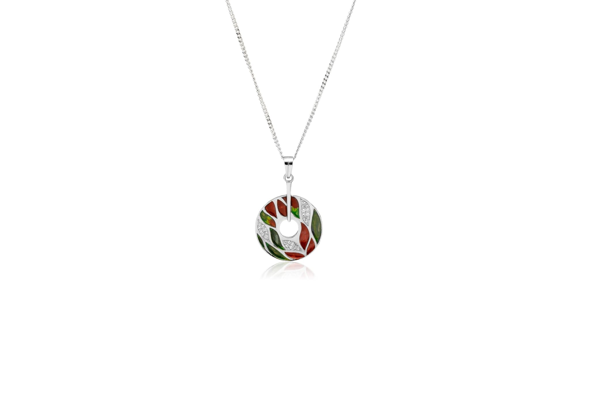 ENCHANTED FLAME SILVER PENDANT