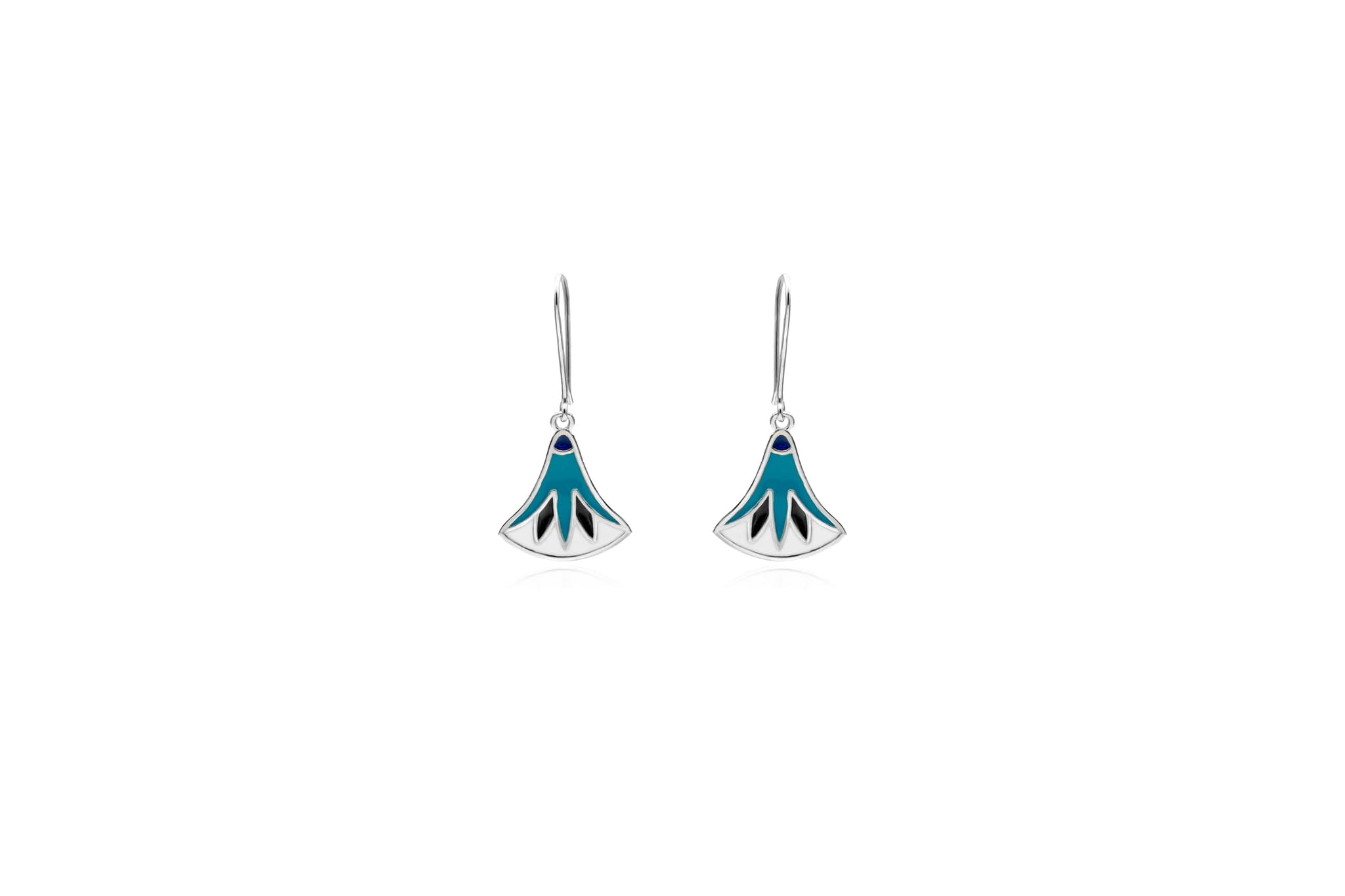 PETAL CROWN SILVER EARRINGS