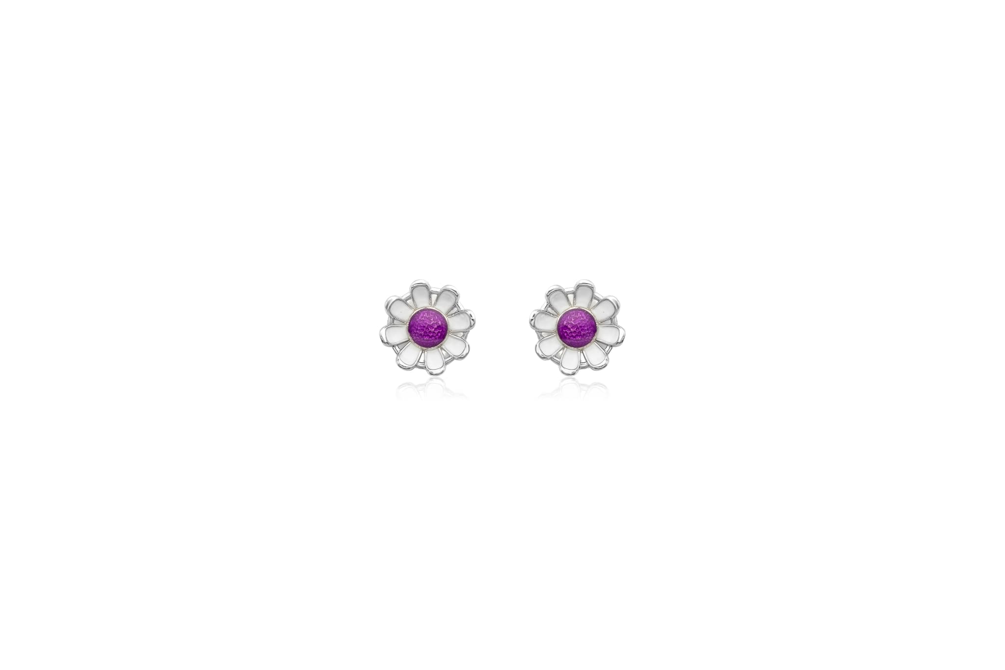 BEAUTIFUL DAISY SILVER PENDANT SET
