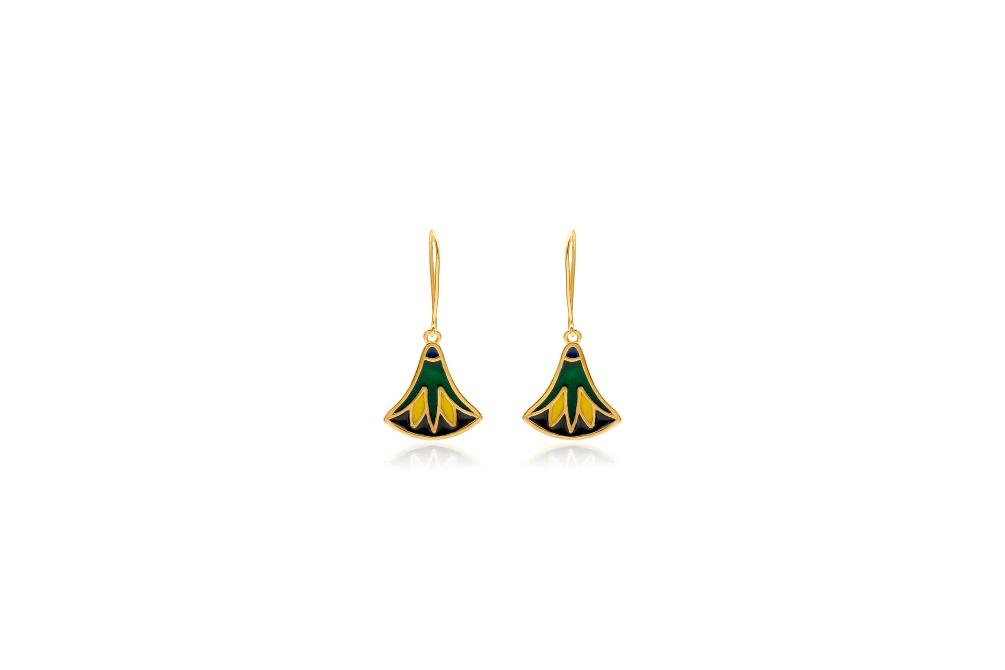 PETAL CROWN SILVER EARRINGS