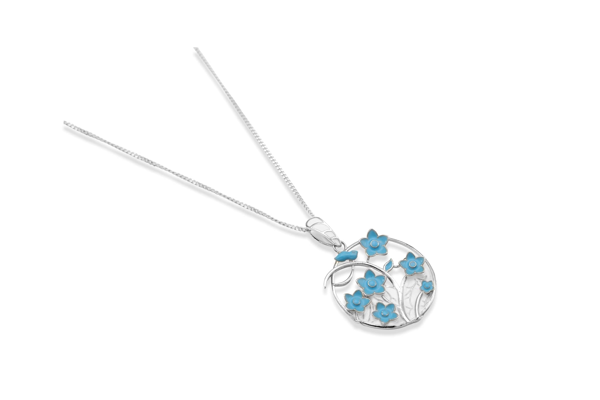 ENCHANTED GARDEN SILVER PENDANT