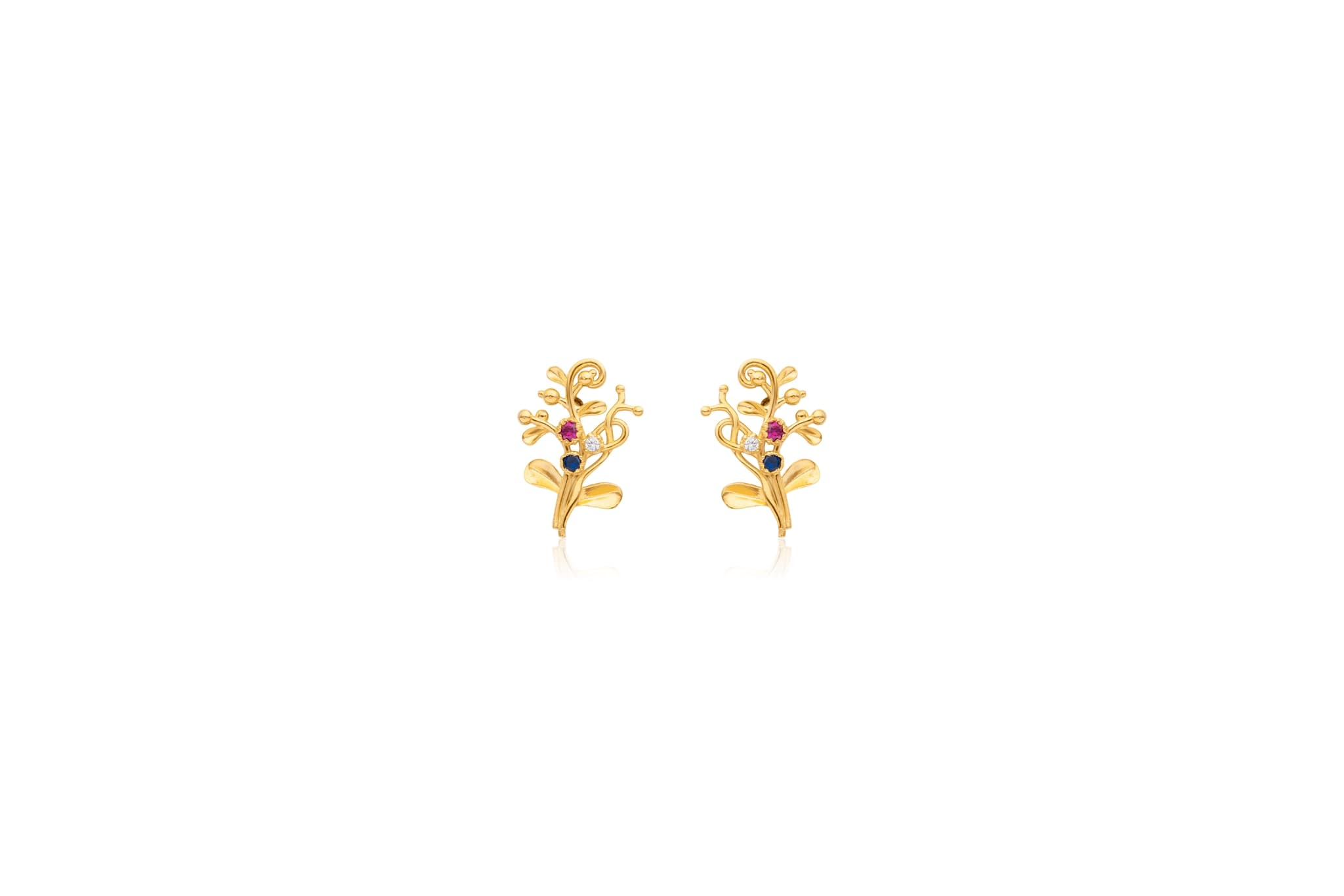 ENCHANTED VINE SILVER EARRINGS