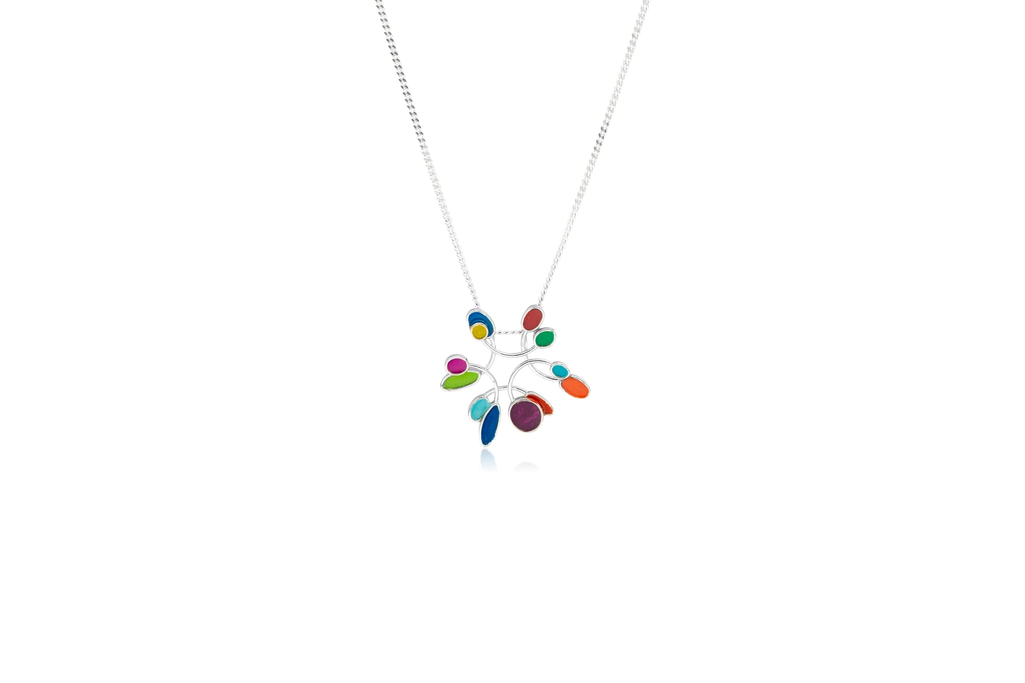 RANGOLI SILVER PENDANT
