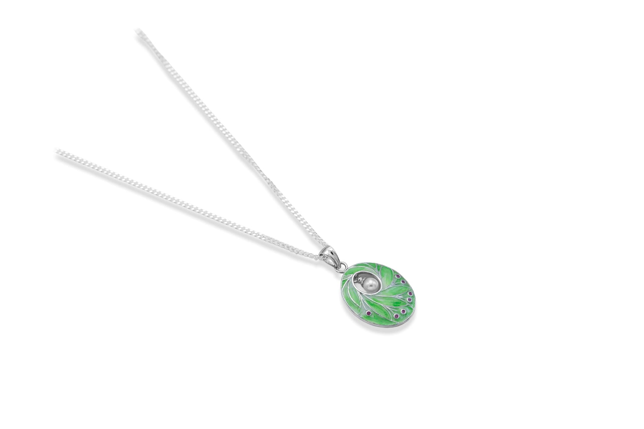 RADIANT AURA SILVER PENDANT