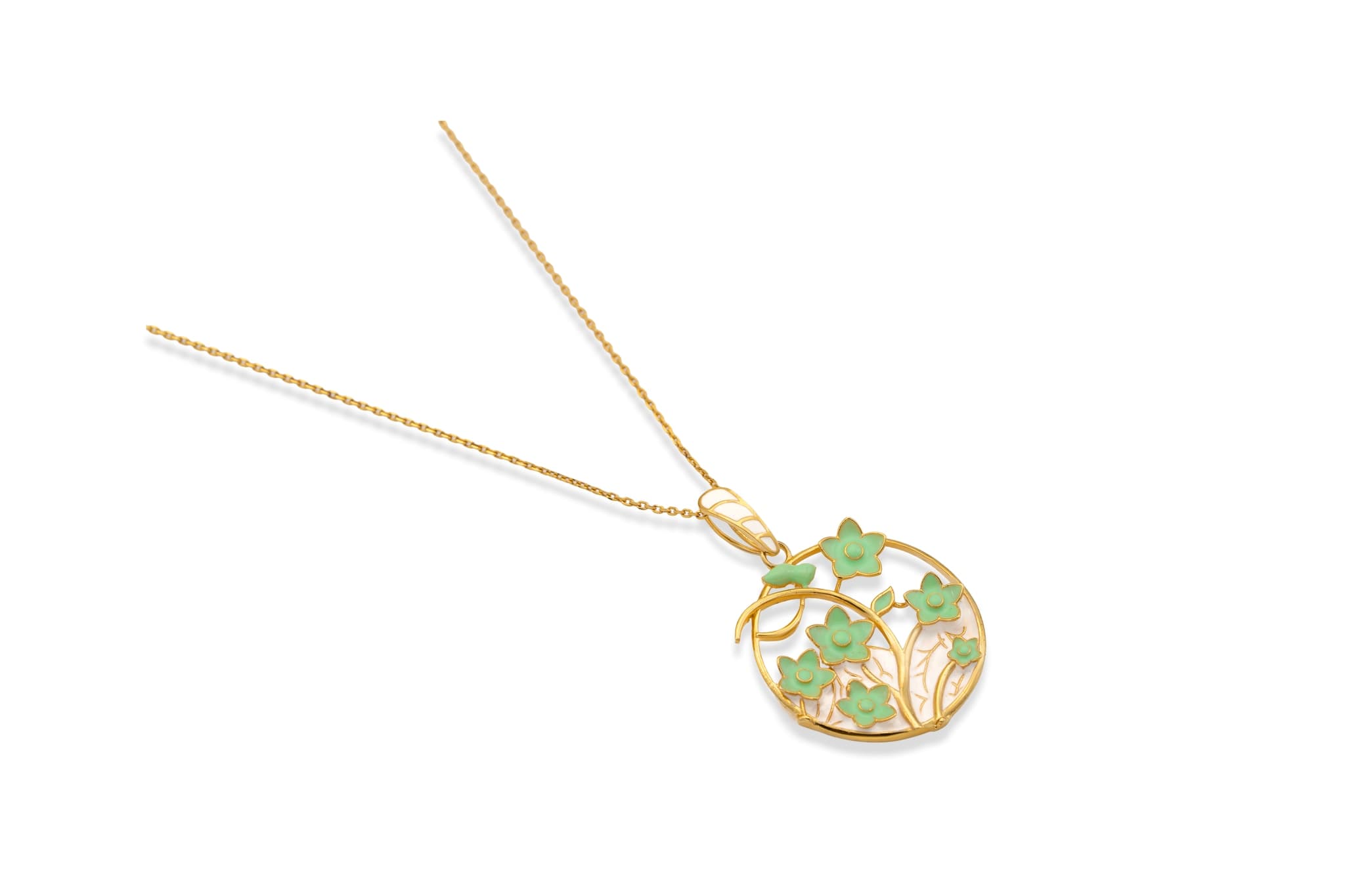 ENCHANTED GARDEN SILVER PENDANT