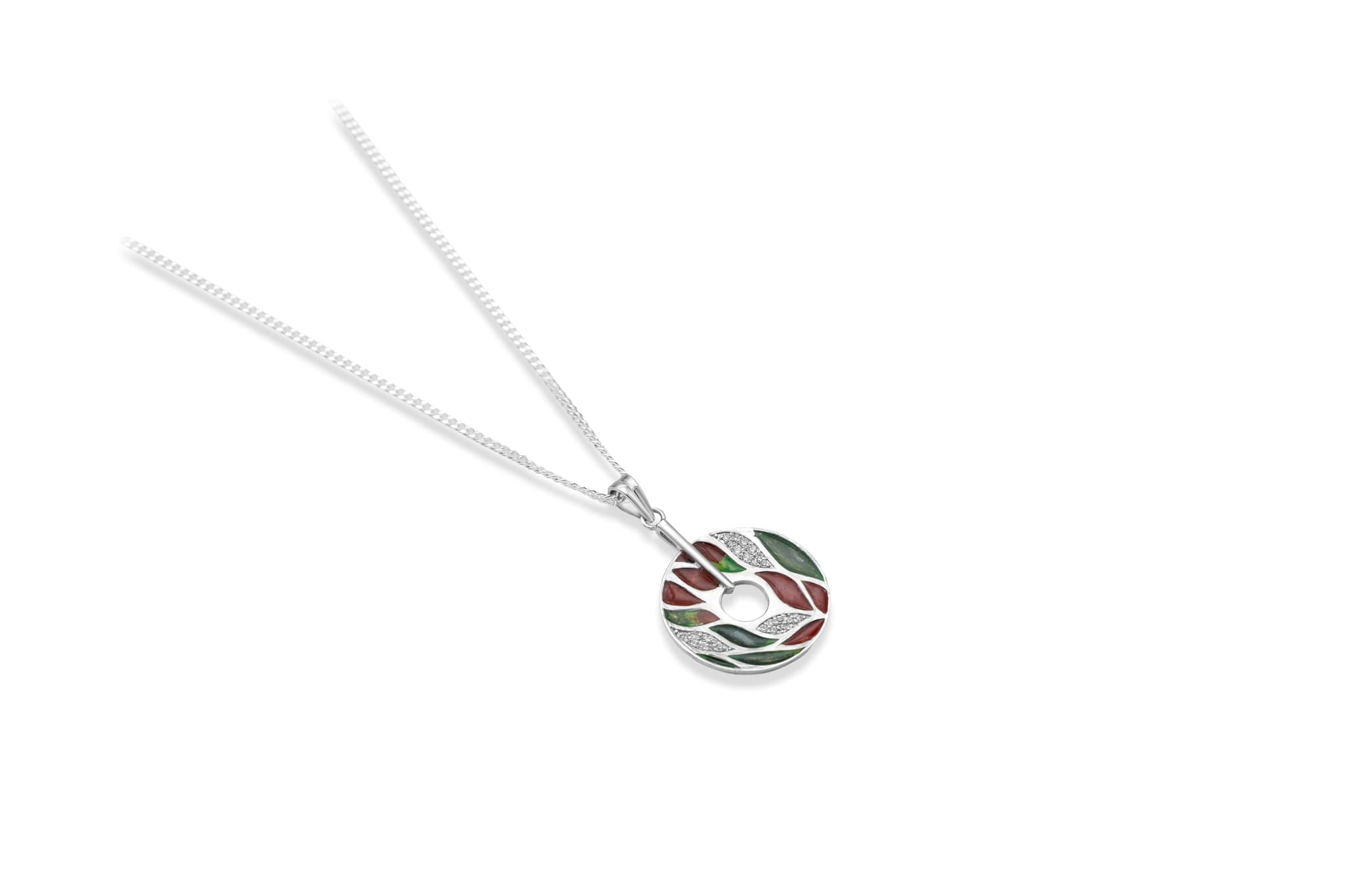 ENCHANTED FLAME SILVER PENDANT