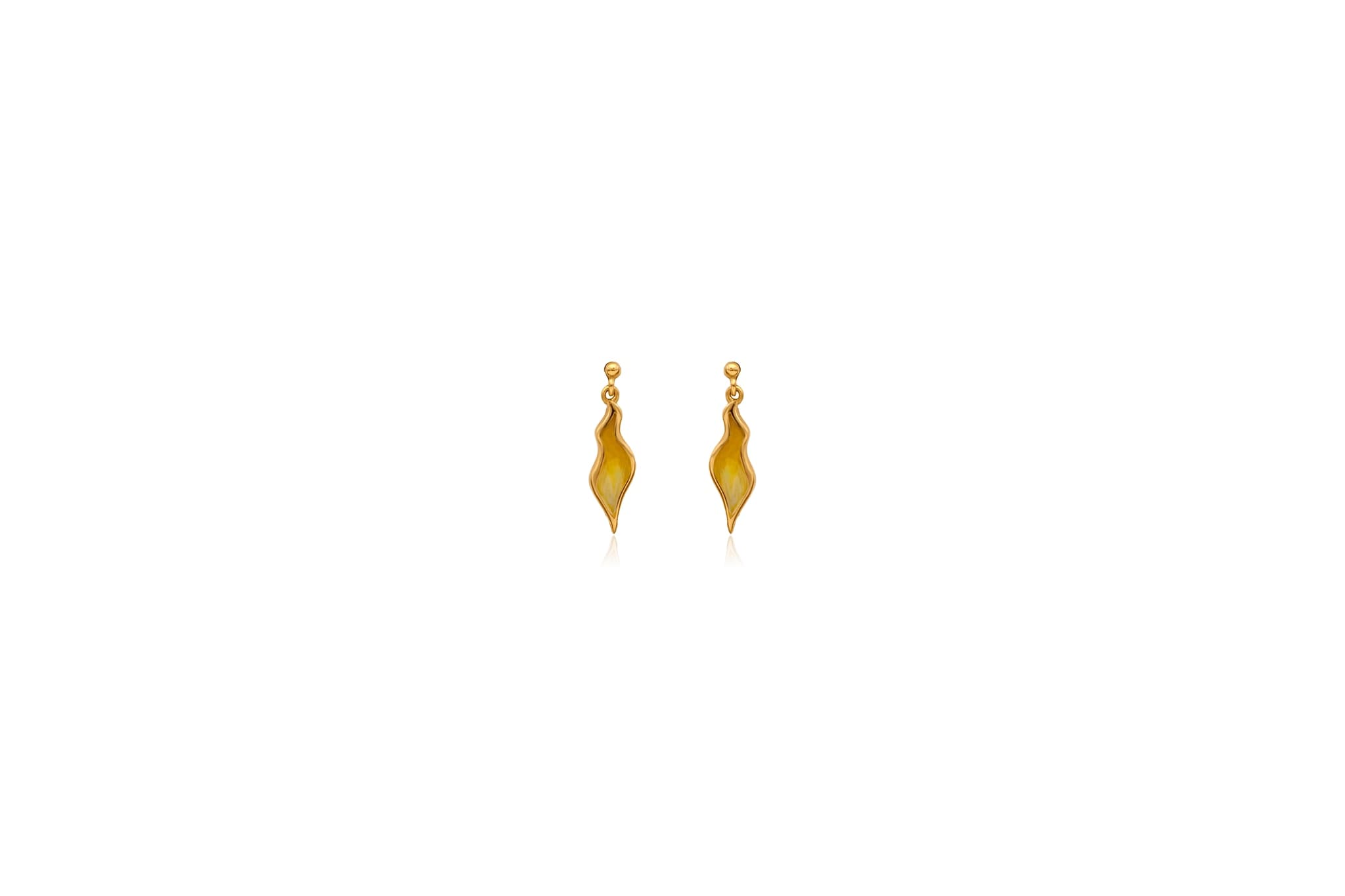 MEENAKARI FLOW SILVER EARRINGS