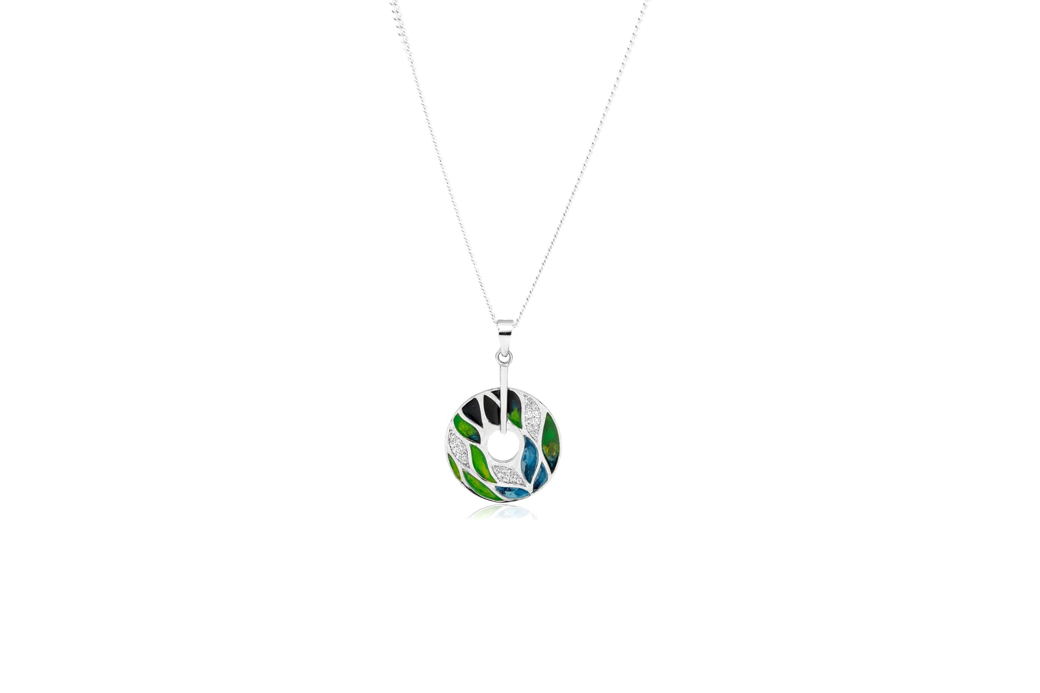 ENCHANTED FLAME SILVER PENDANT