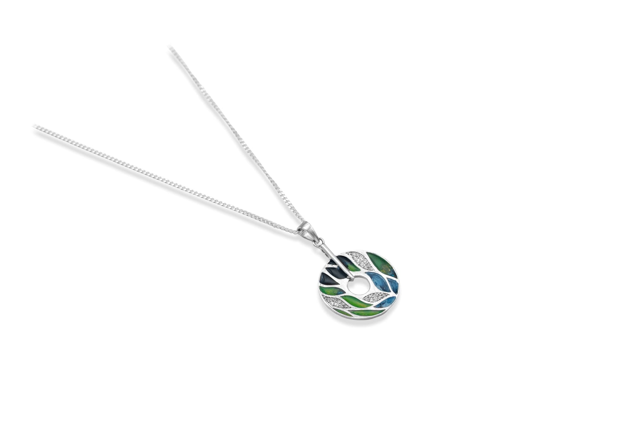 ENCHANTED FLAME SILVER PENDANT