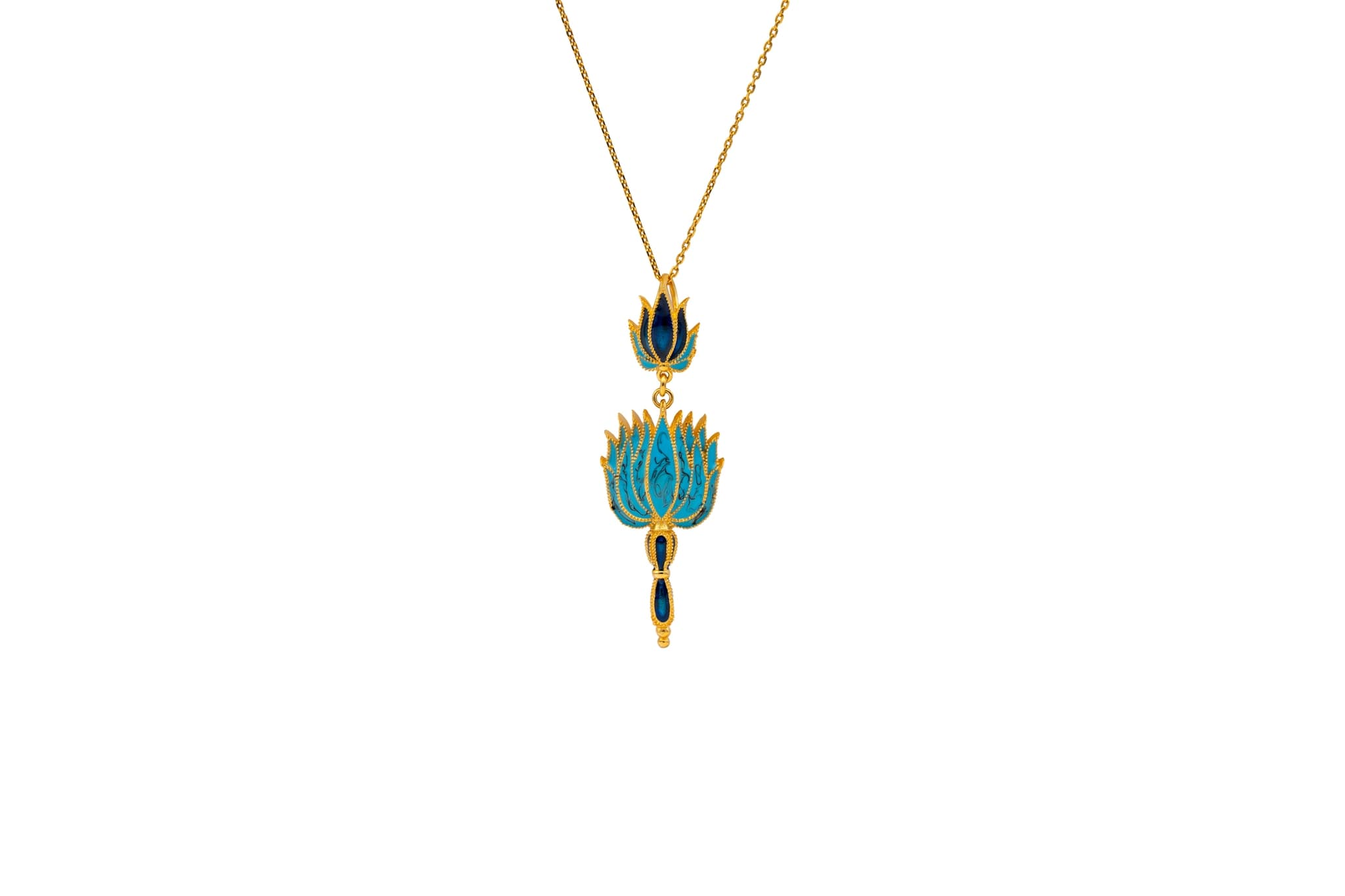 LOTUS HARMONY SILVER PENDANT
