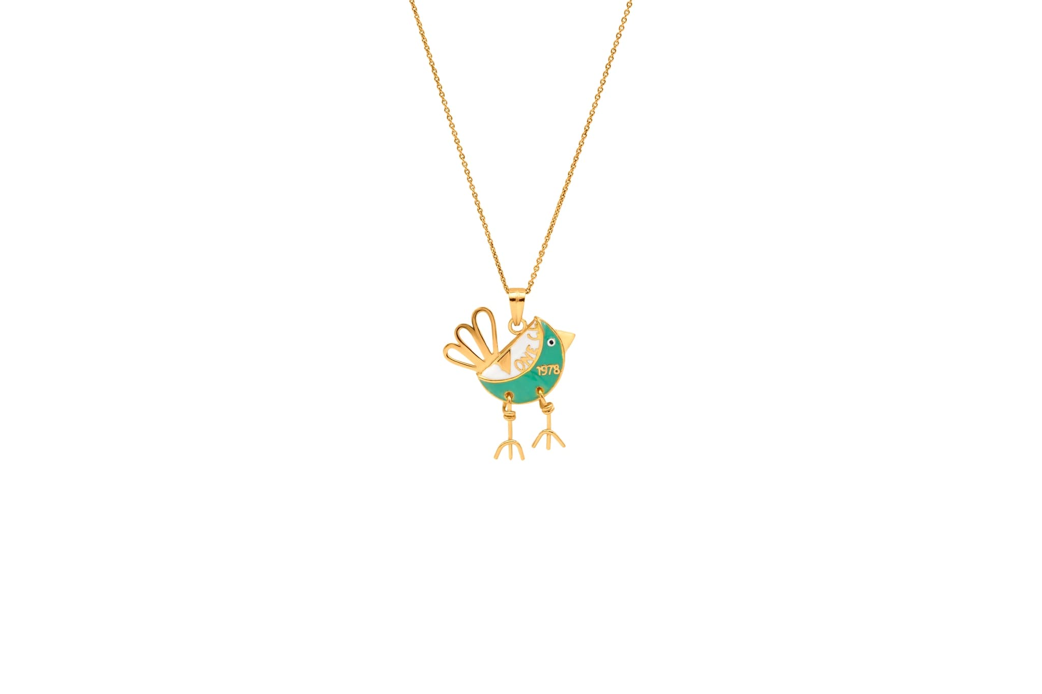 VINTAGE BIRD PENDANT SET