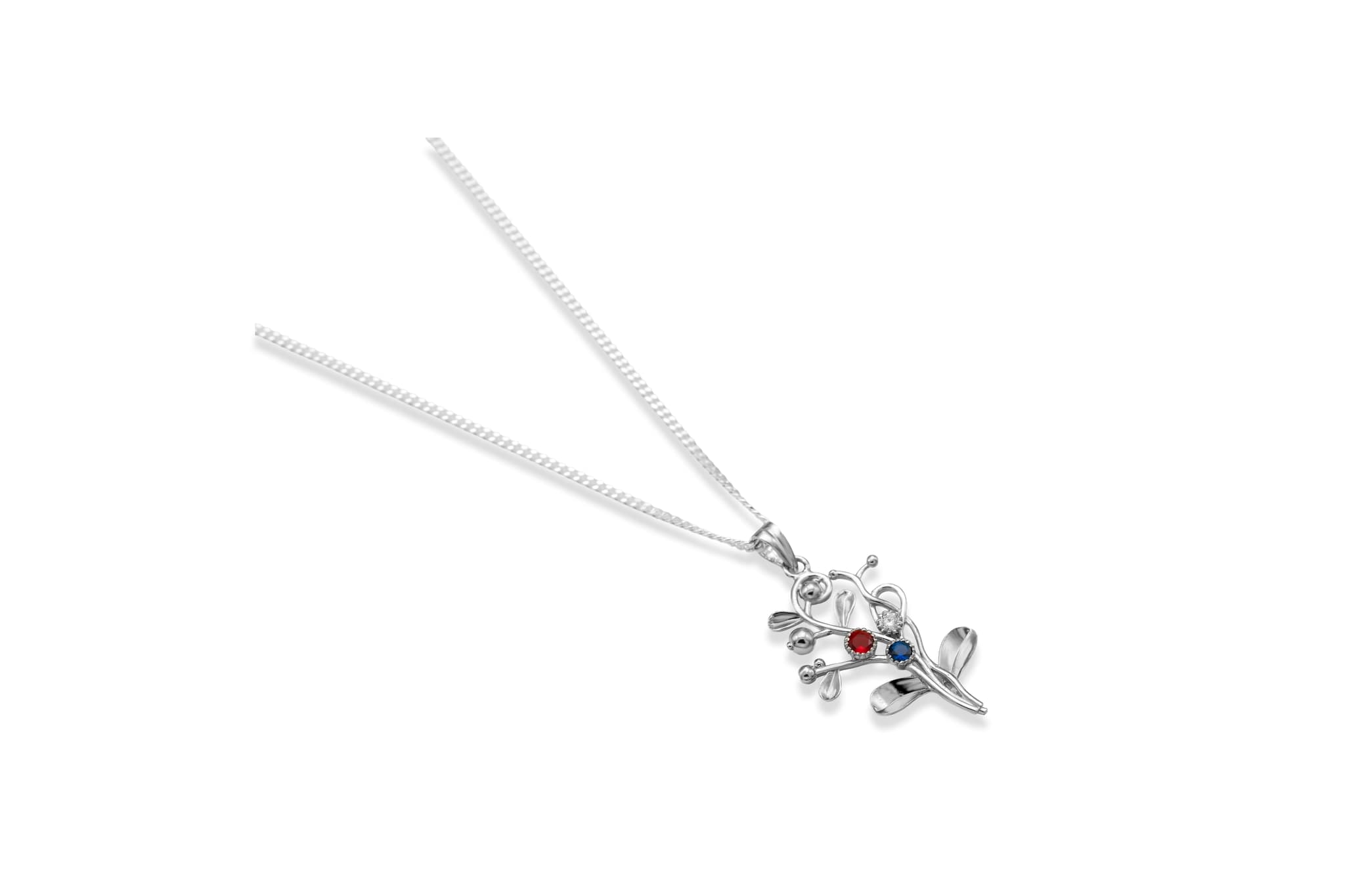 MYSTIC FLORA SILVER PENDANT