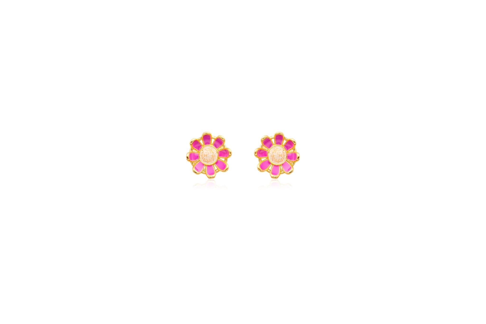 BEAUTIFUL DAISY SILVER PENDANT SET