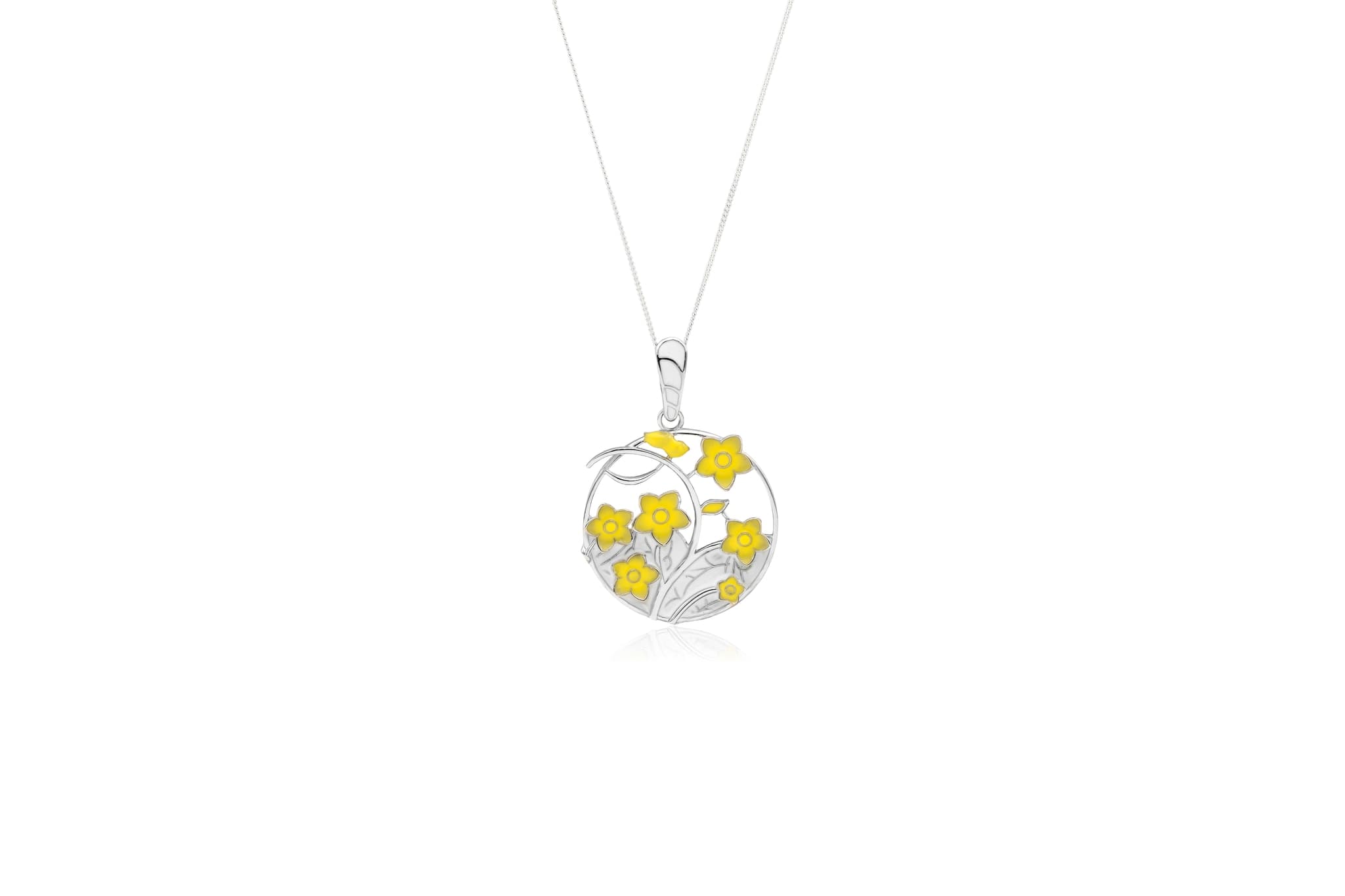 ENCHANTED GARDEN SILVER PENDANT