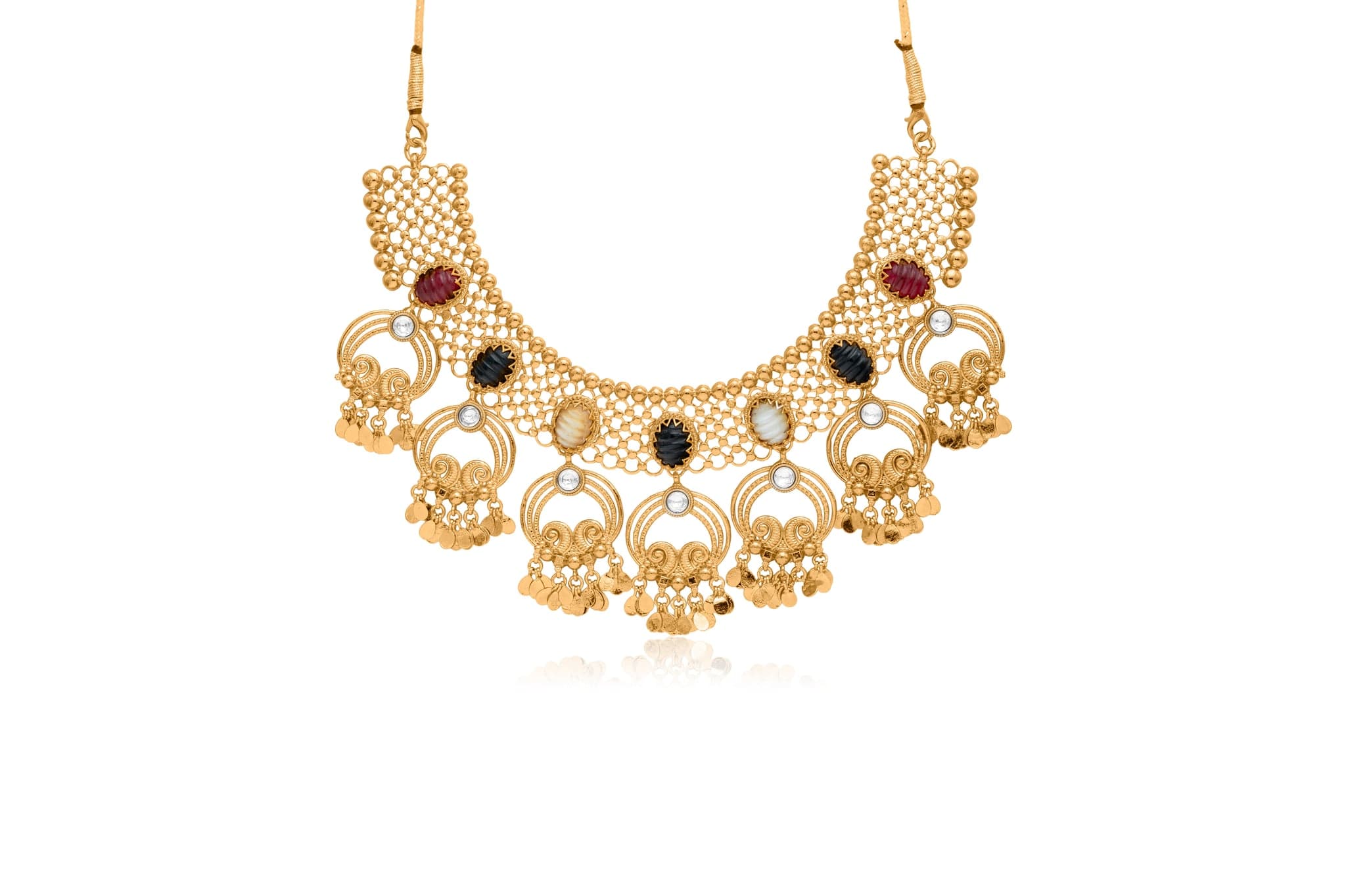 QUARTZ MUSE GOLD NECKLACE SET