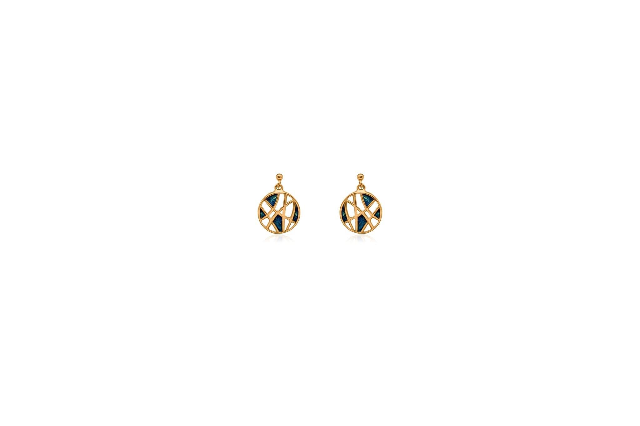 MEENAKARI ART SILVER EARRINGS