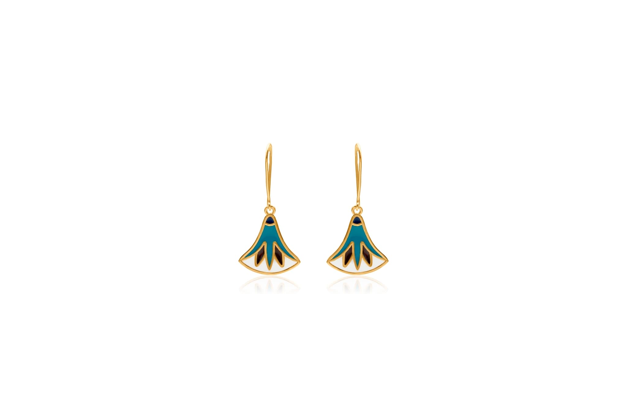 PETAL CROWN SILVER EARRINGS
