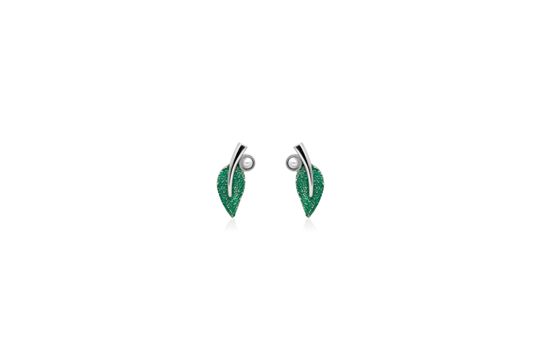 FOREST GLOW SILVER EARRINGS