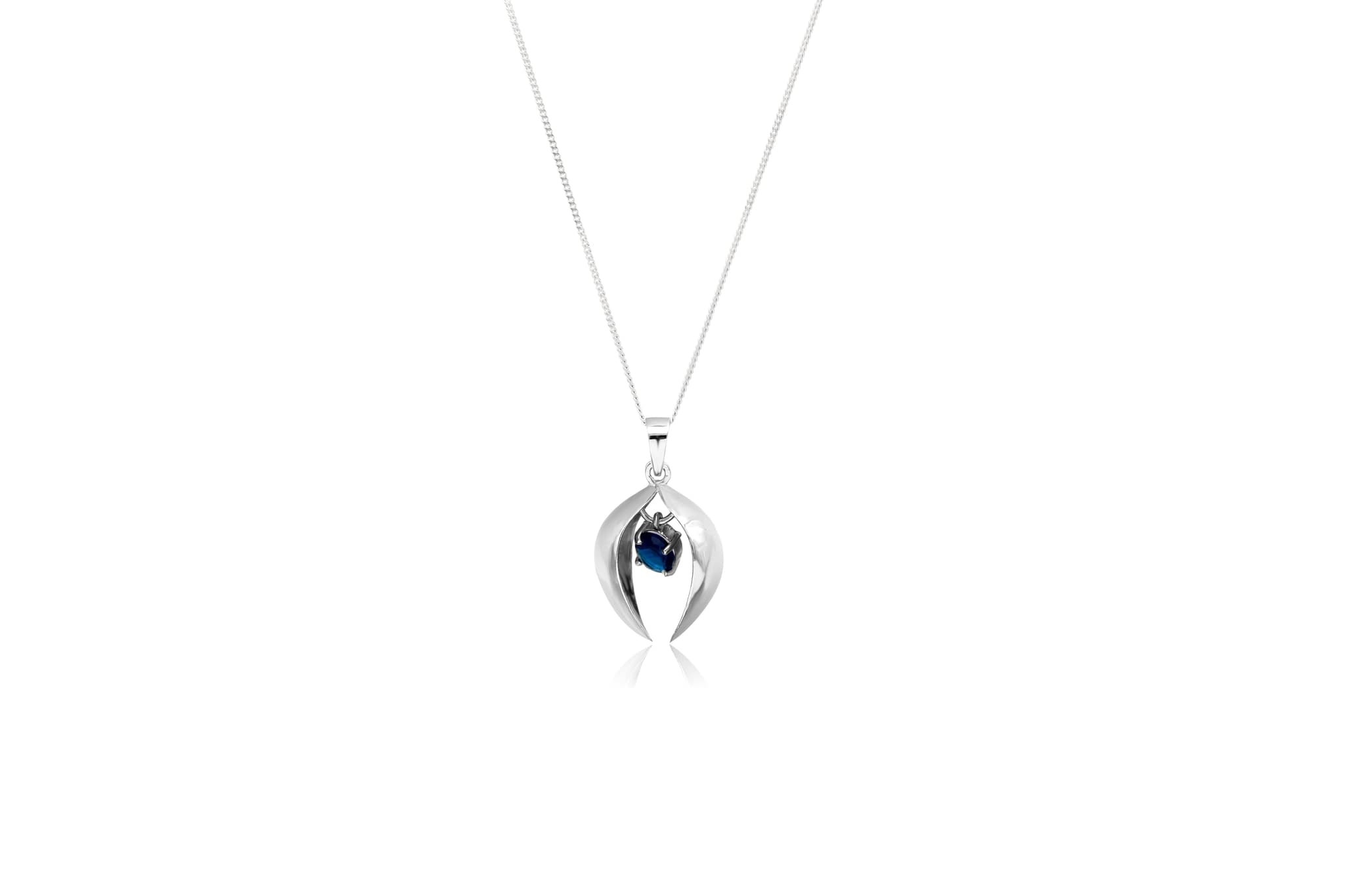 GEM POD SILVER PENDANT SET