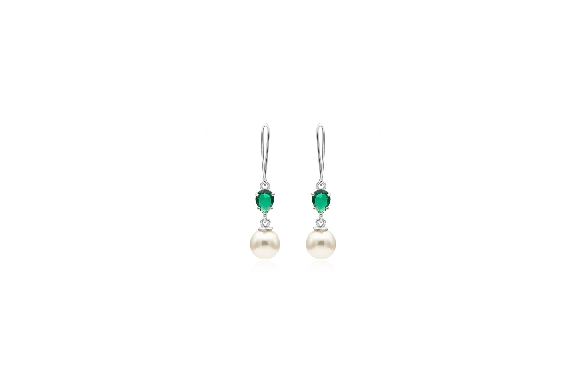 CLASSIC PEARL SILVER EARRINGS