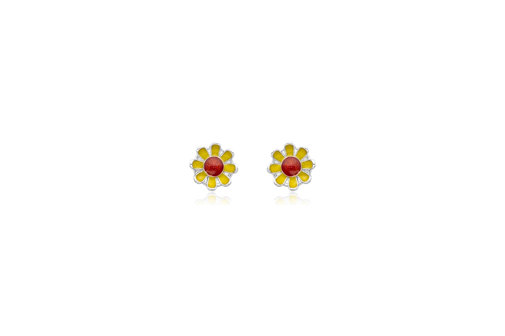 BEAUTIFUL DAISY SILVER PENDANT SET
