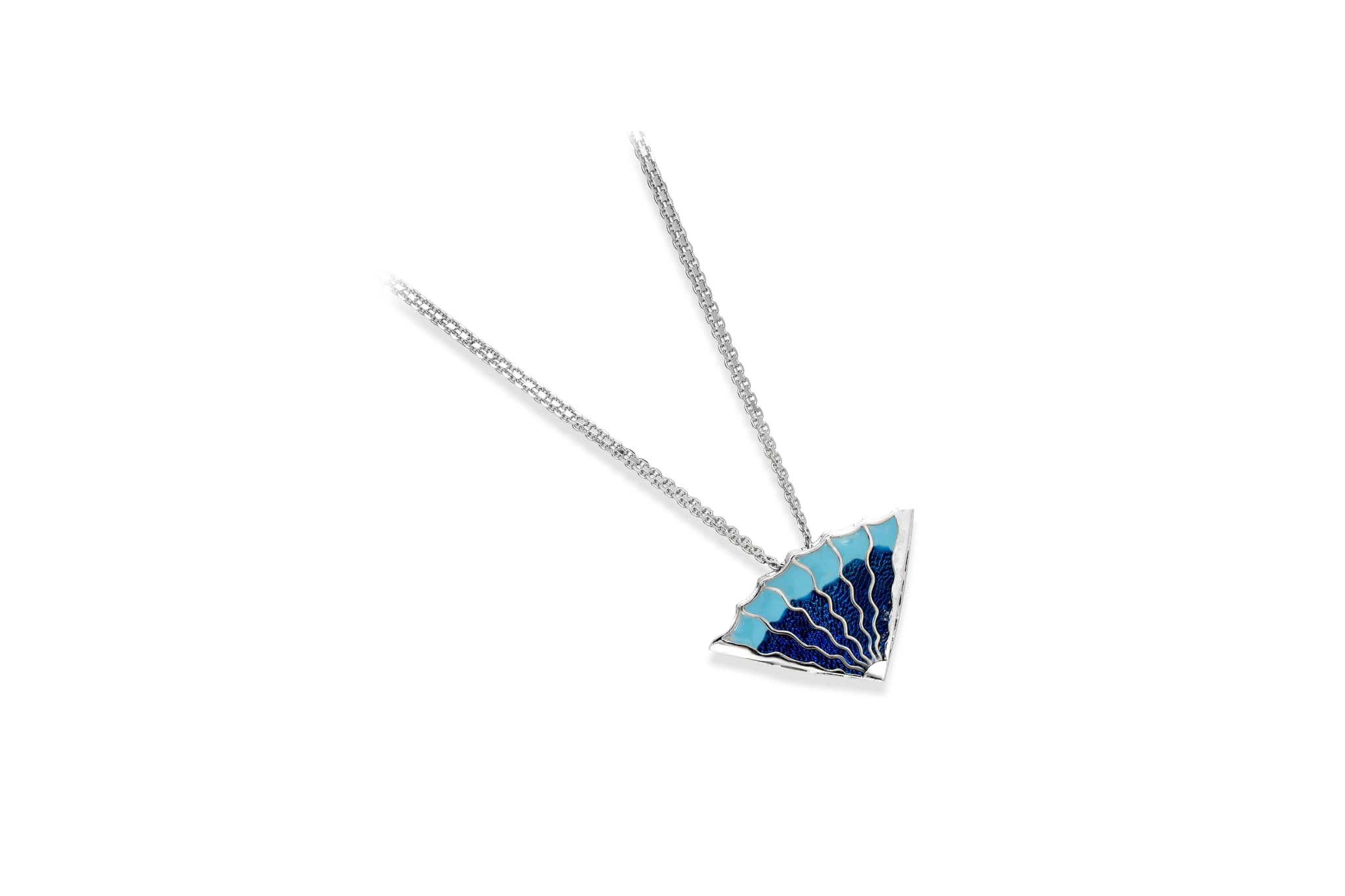 SILVER SHELL PENDANT SET