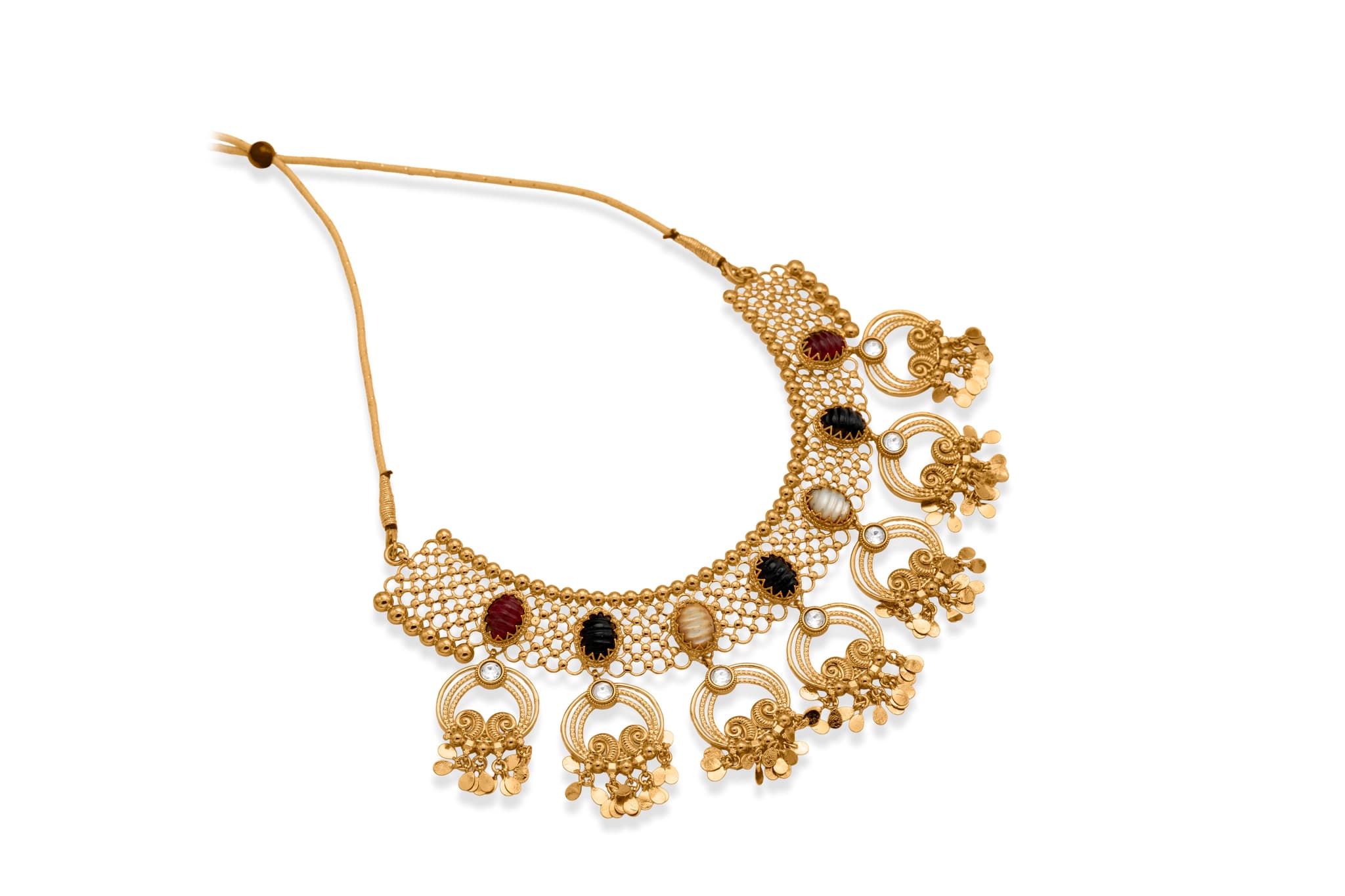 QUARTZ MUSE GOLD NECKLACE SET