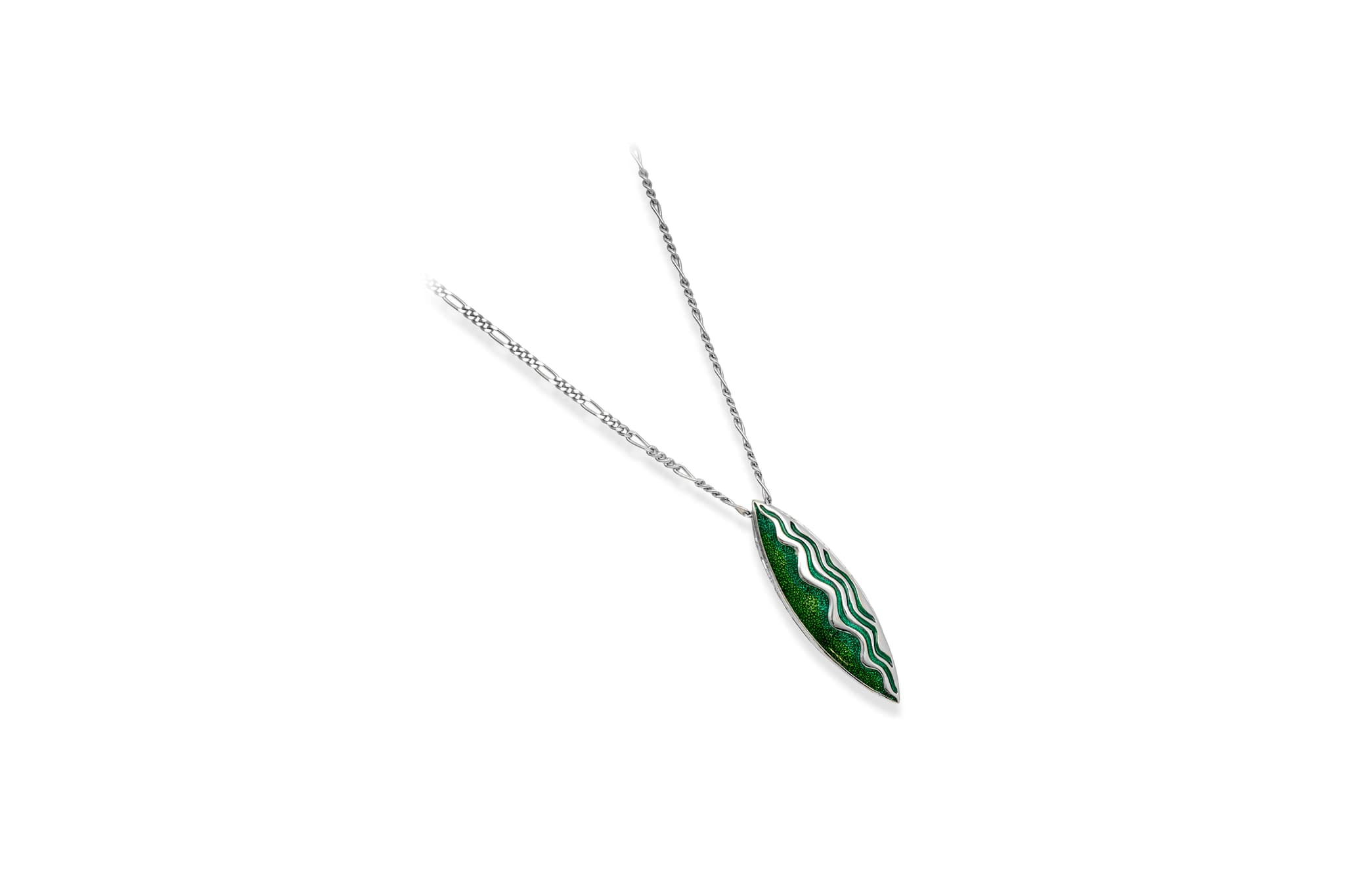 SILVER STREAM  PENDANT SET