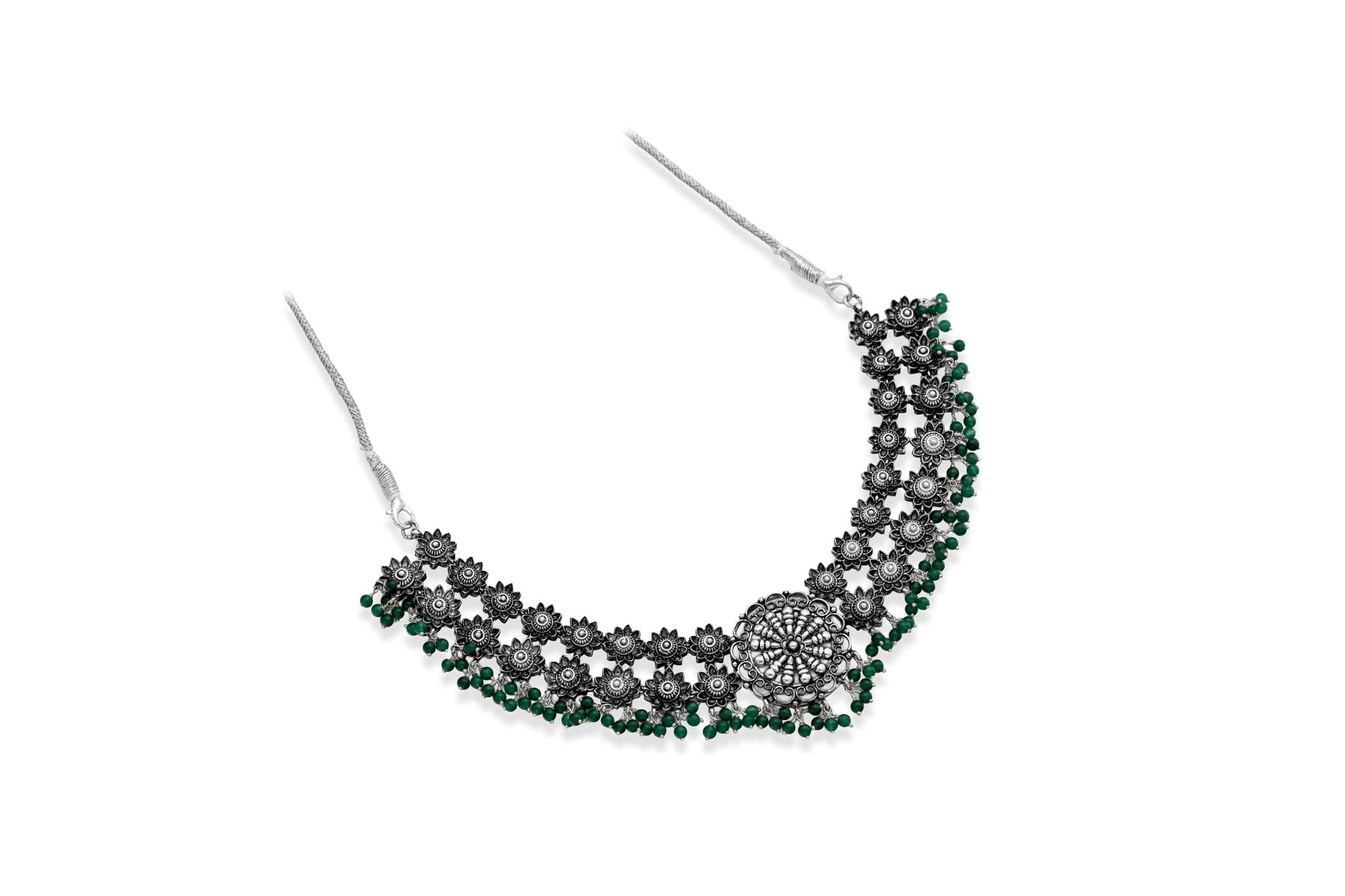 ETHNIC SILVER NECKLACE