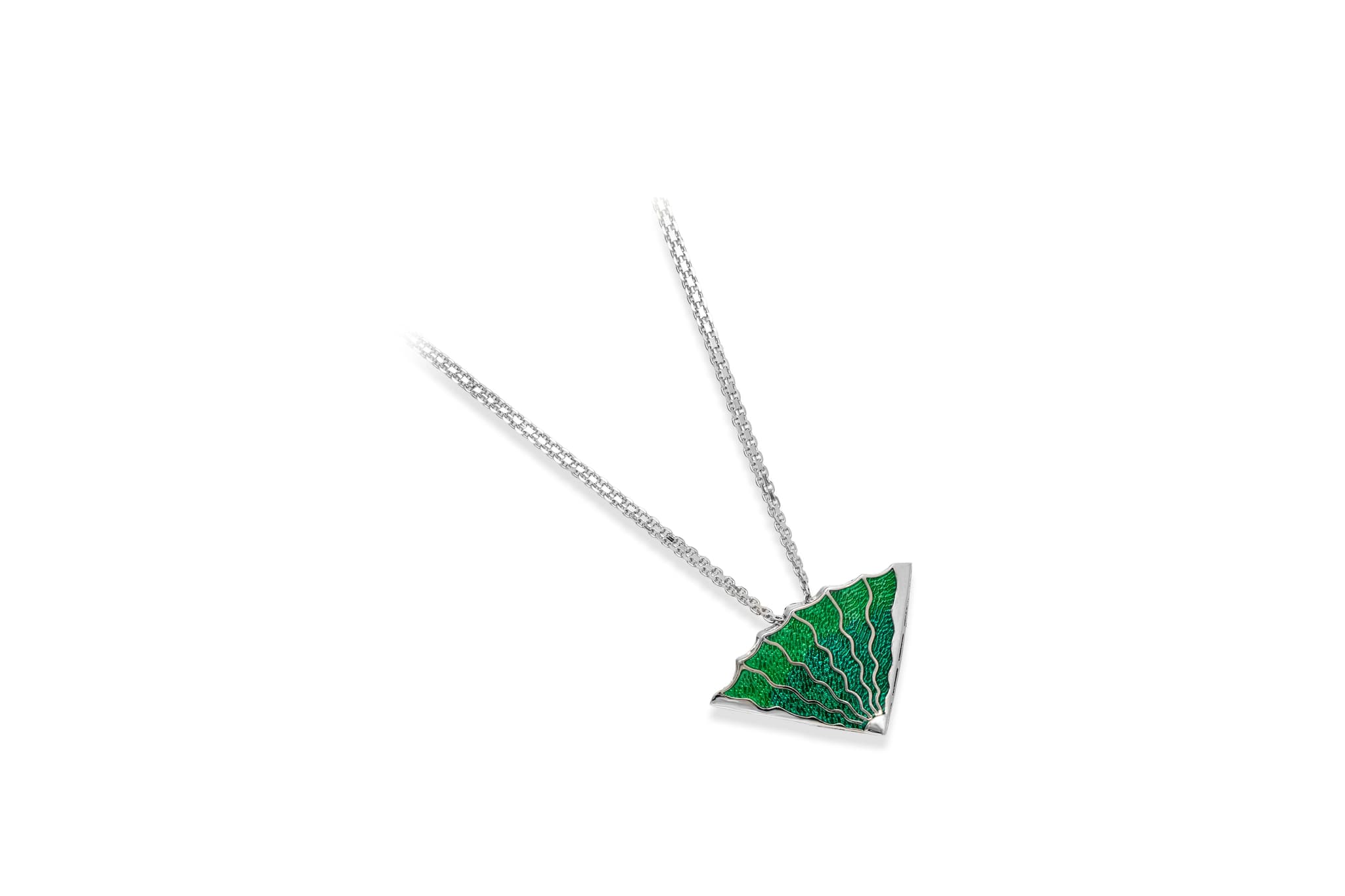 SILVER SHELL PENDANT SET