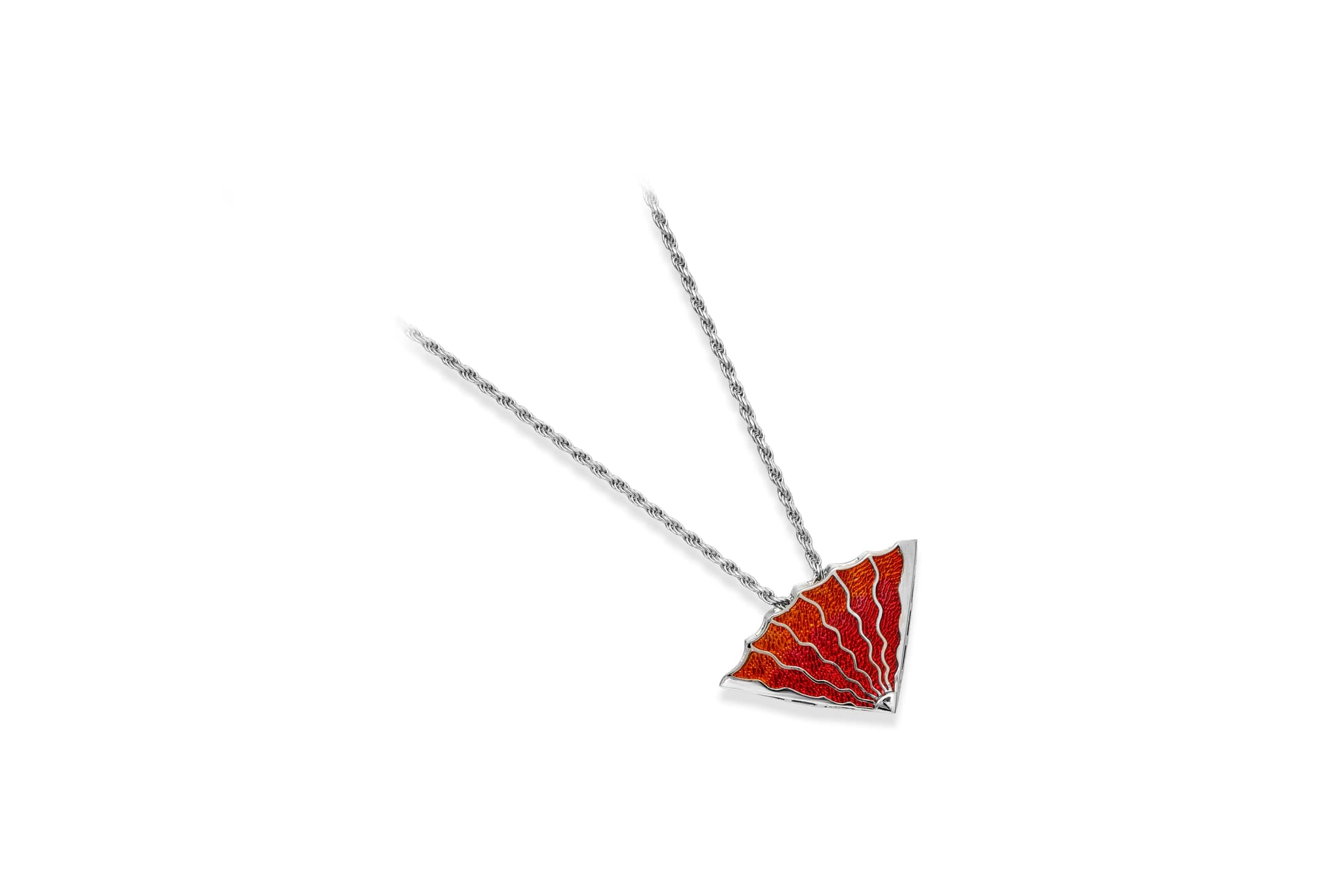 SILVER SHELL PENDANT SET