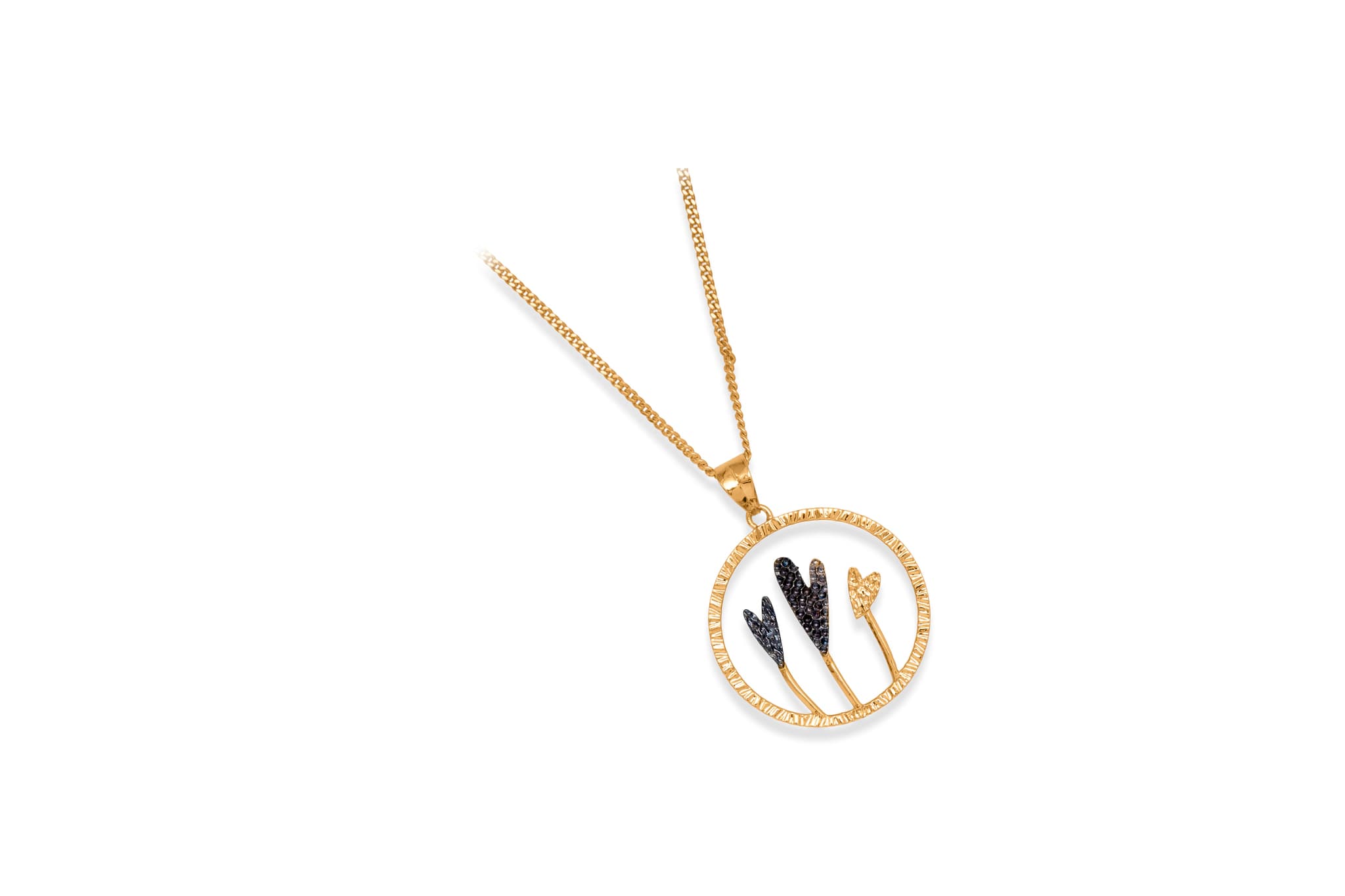 TRIO HERTS SILVER PENDANT