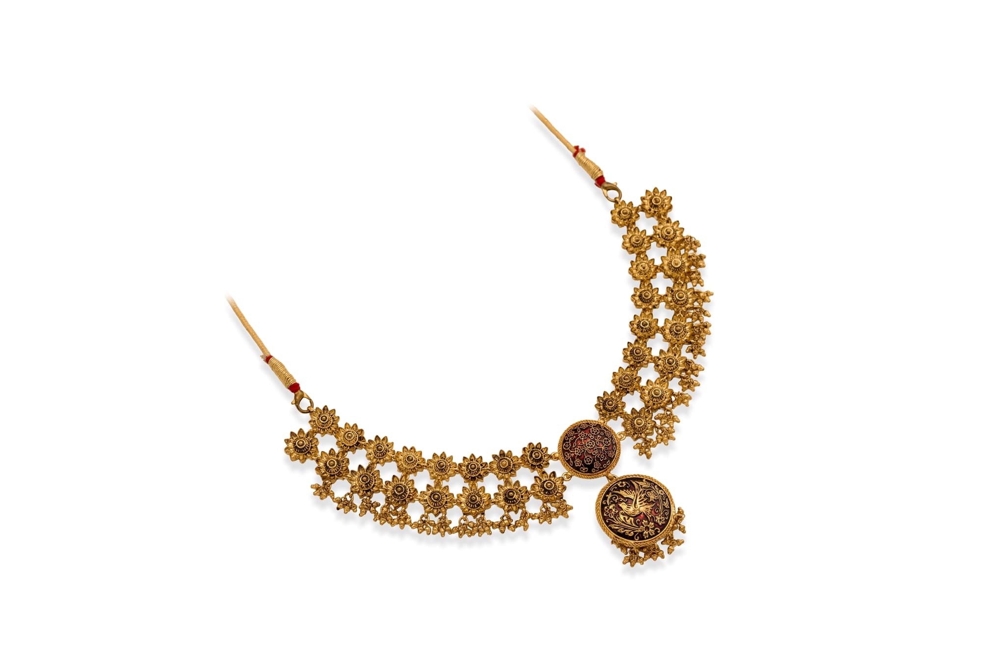GORGEOUS ORCHARD GOLD NECKLACE