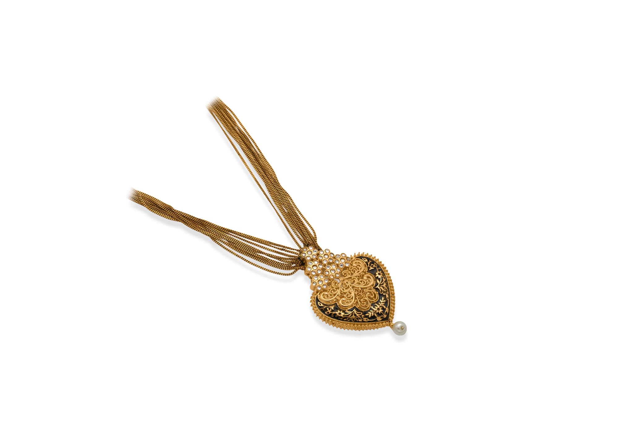 HERITAGE DRAPE GOLD NECKLACE SET