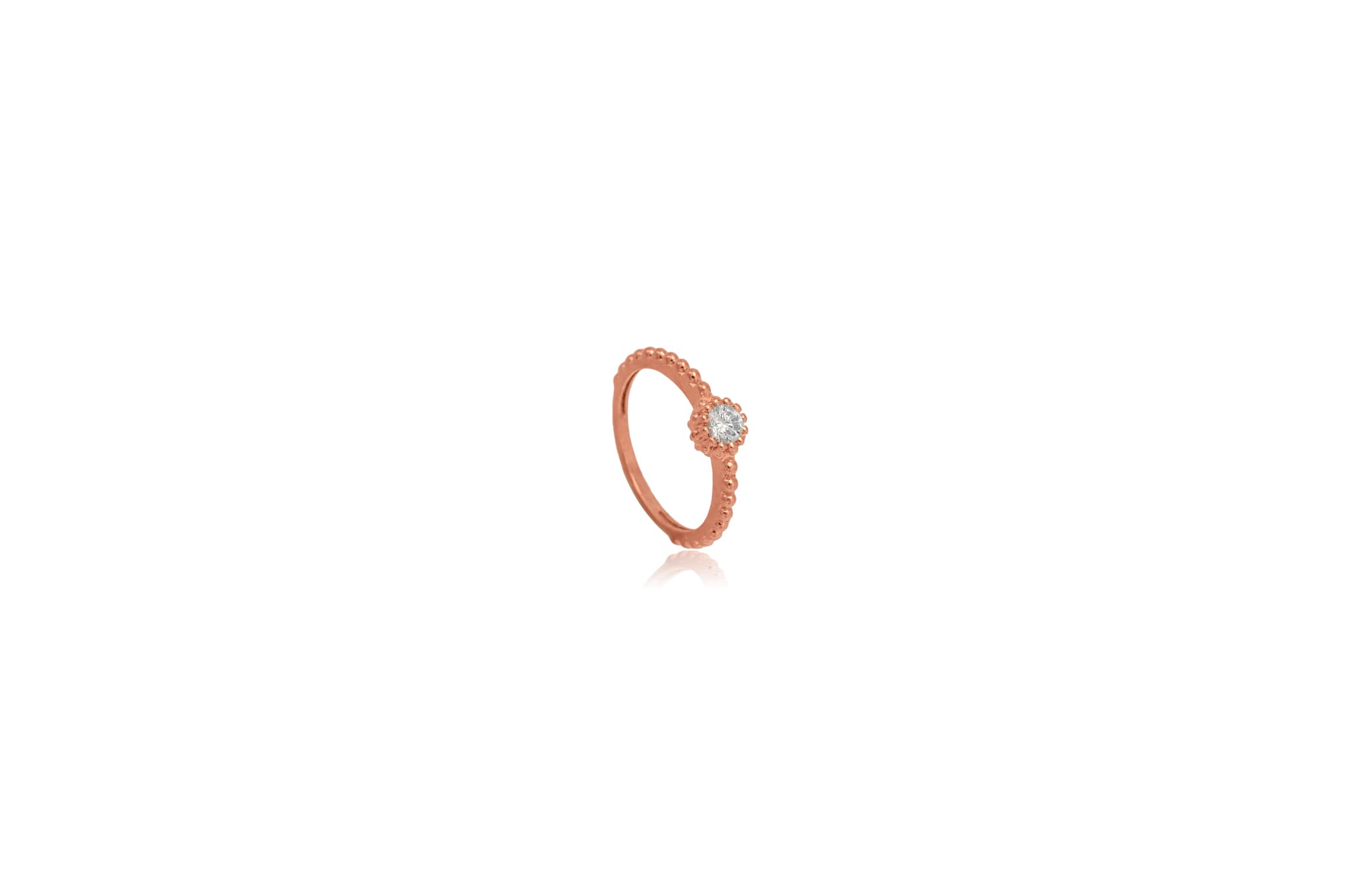 Dotted Silver Ring