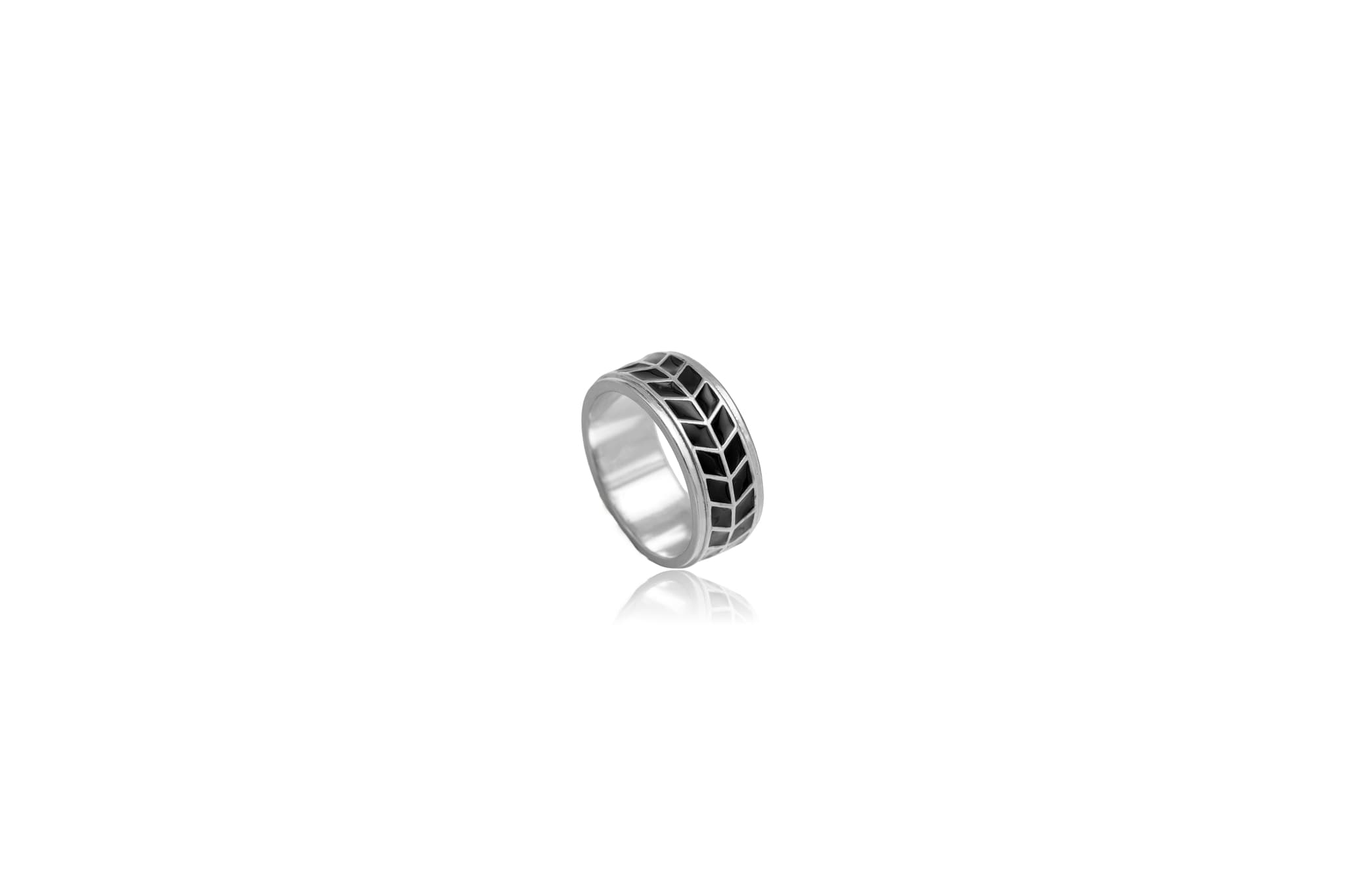 SILVER SHADOW PATH BAND RING