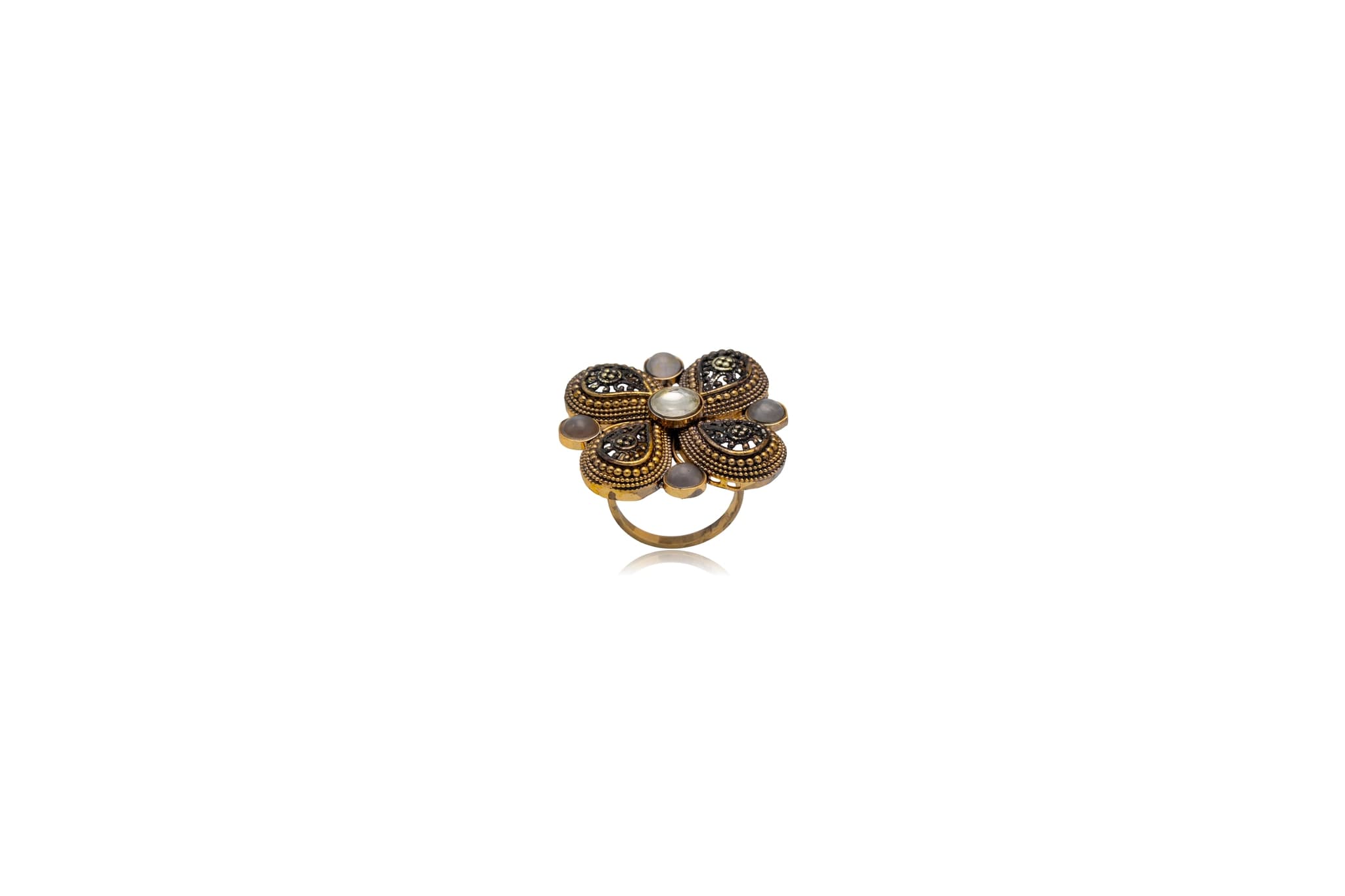 RUSTIC RADIANCE SILVER RING