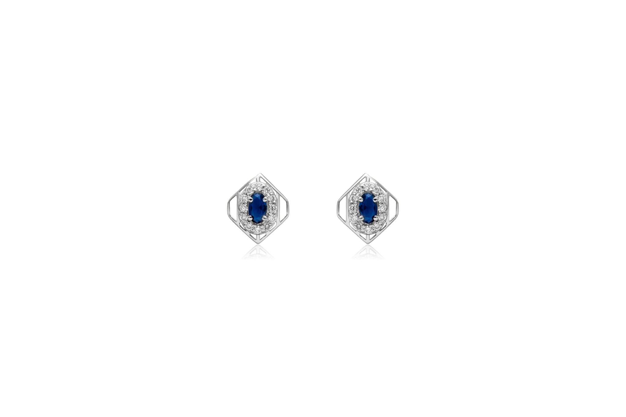BLUE CRUSH SILVER PENDANT SET
