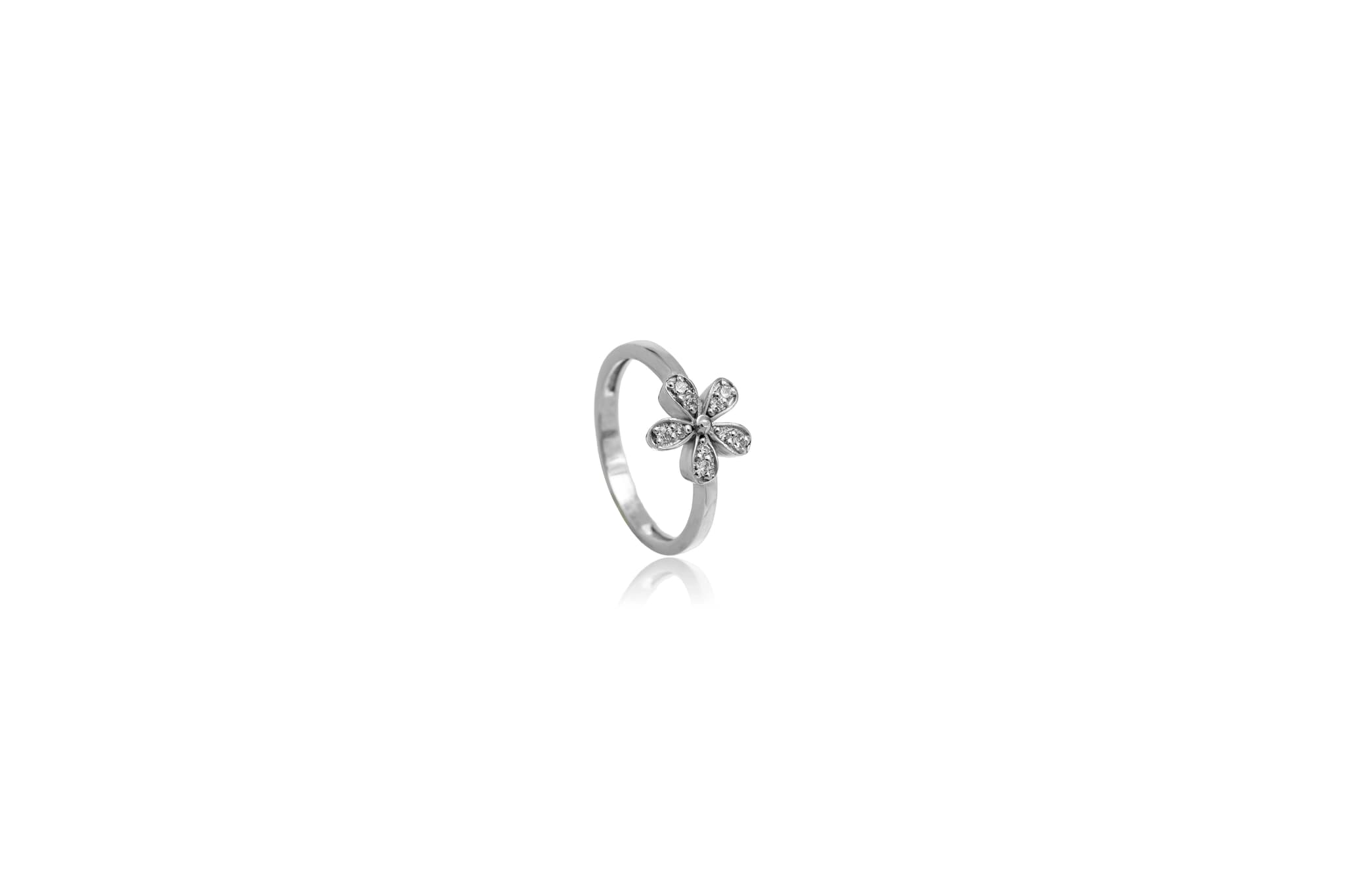 Sole Floral Silver Ring