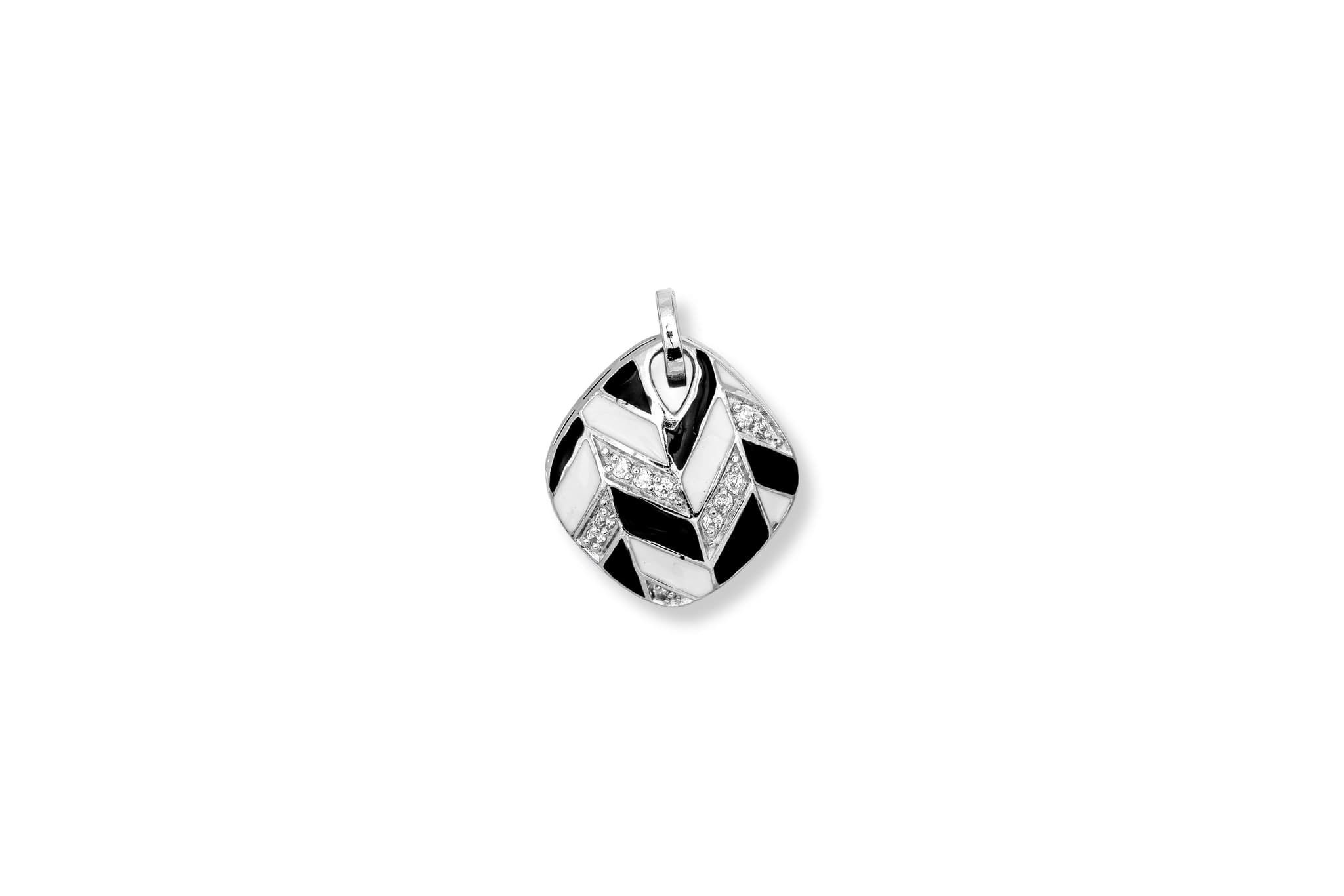 MONOCHROME SILVER PENDANT