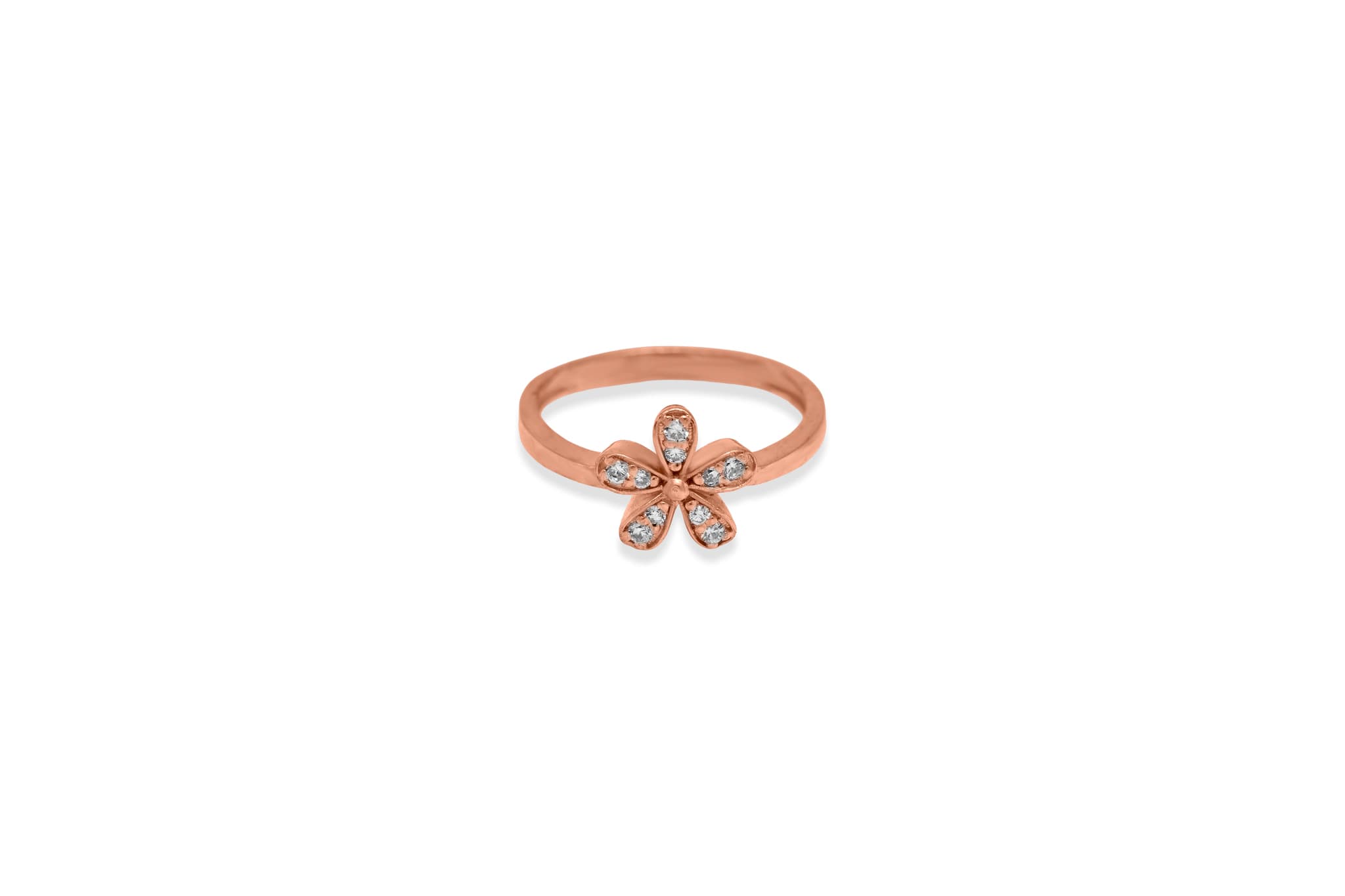 Sole Floral Silver Ring