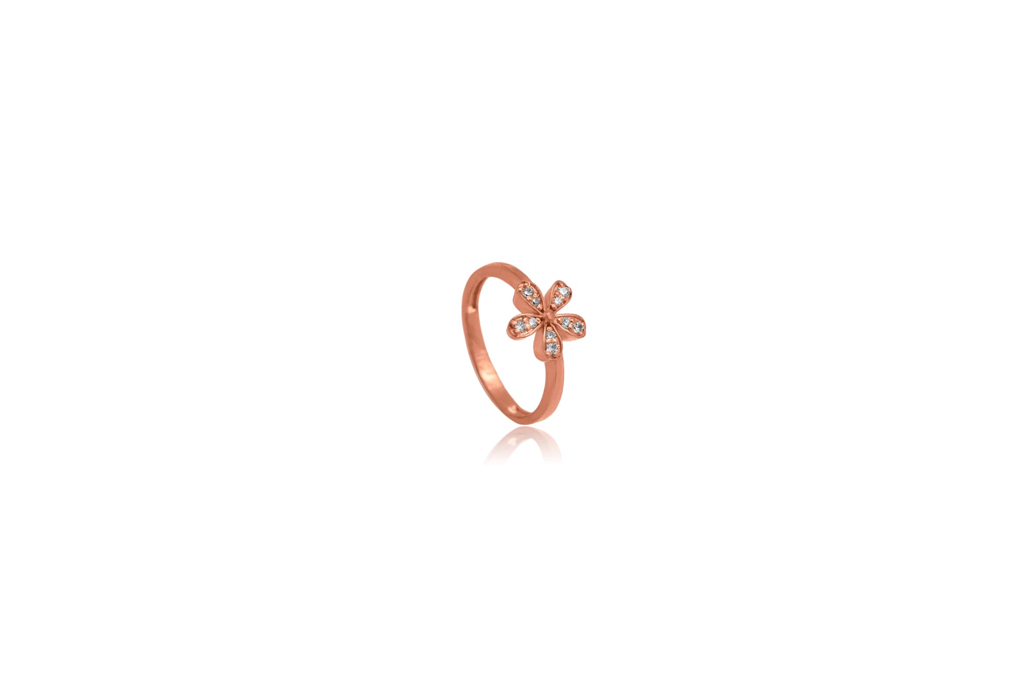 Sole Floral Silver Ring